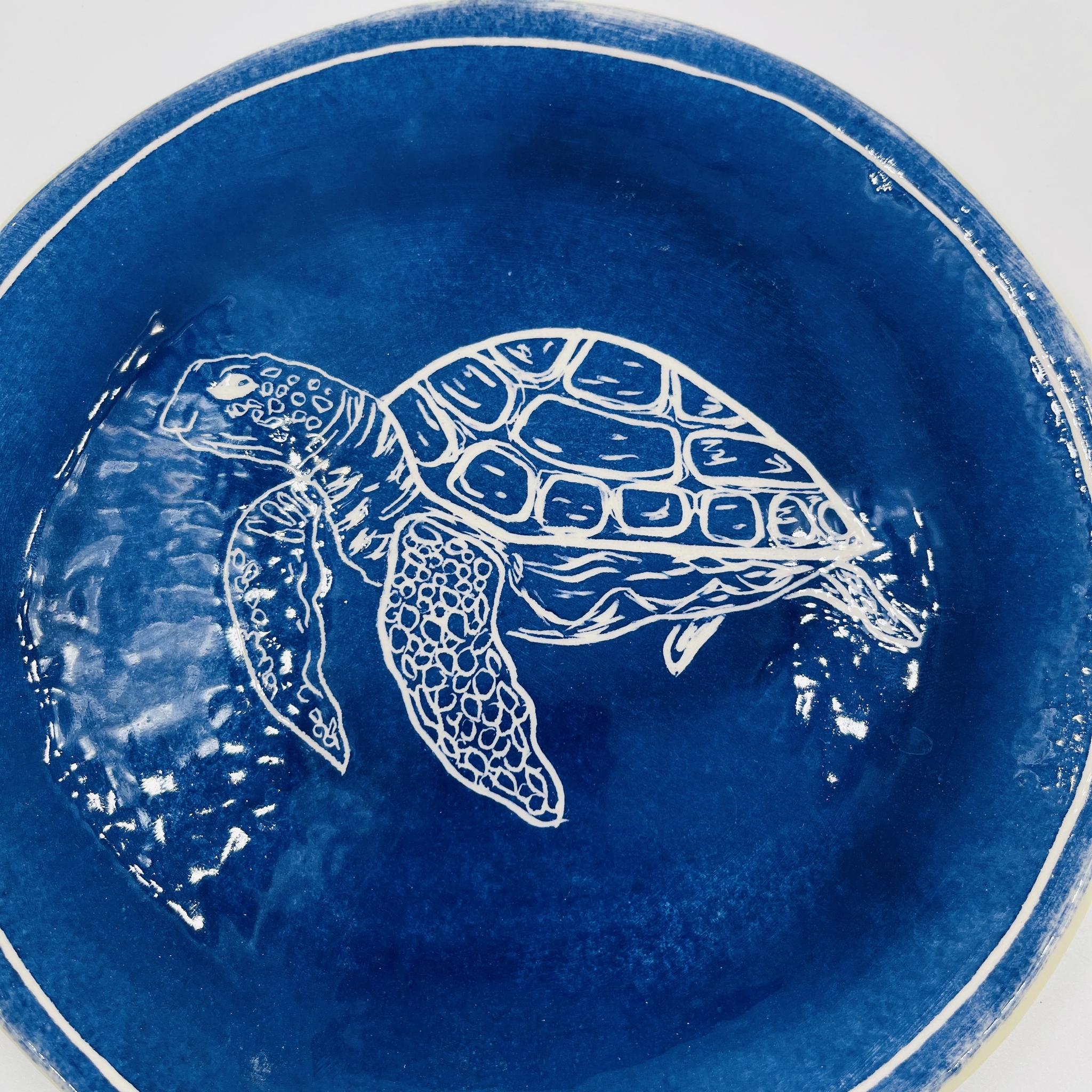 Ceramics handmade plate - Ceramics, Plate, Handmade, Turtle, Telegram (link), Instagram (link), Longpost