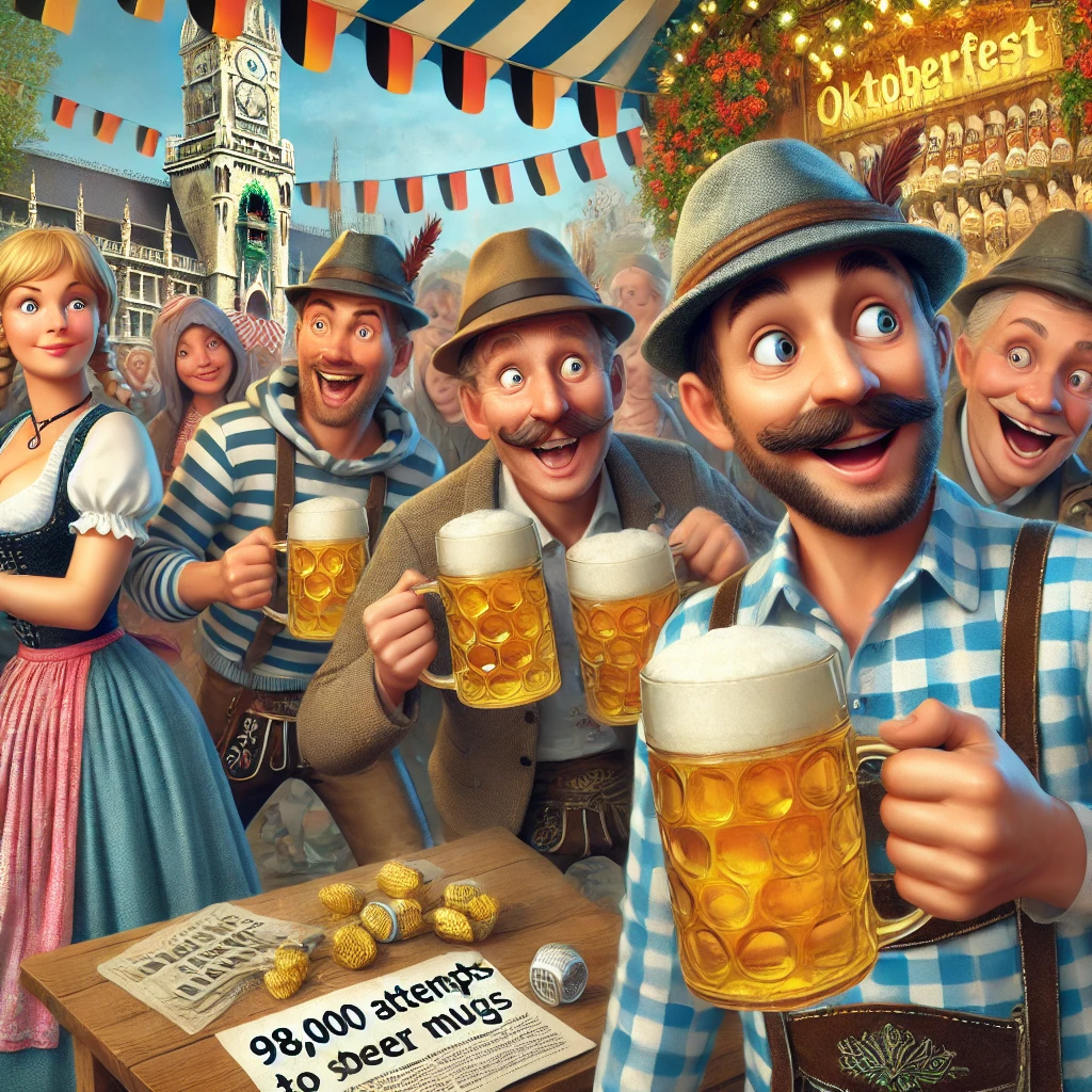 Oktoberfest is not only a sea of ??beer, but also 98 thousand attempts to take away mugs as a souvenir! - My, Oktoberfest, Beer, The festival, Tourism, Theft, Adventures, news, Germany