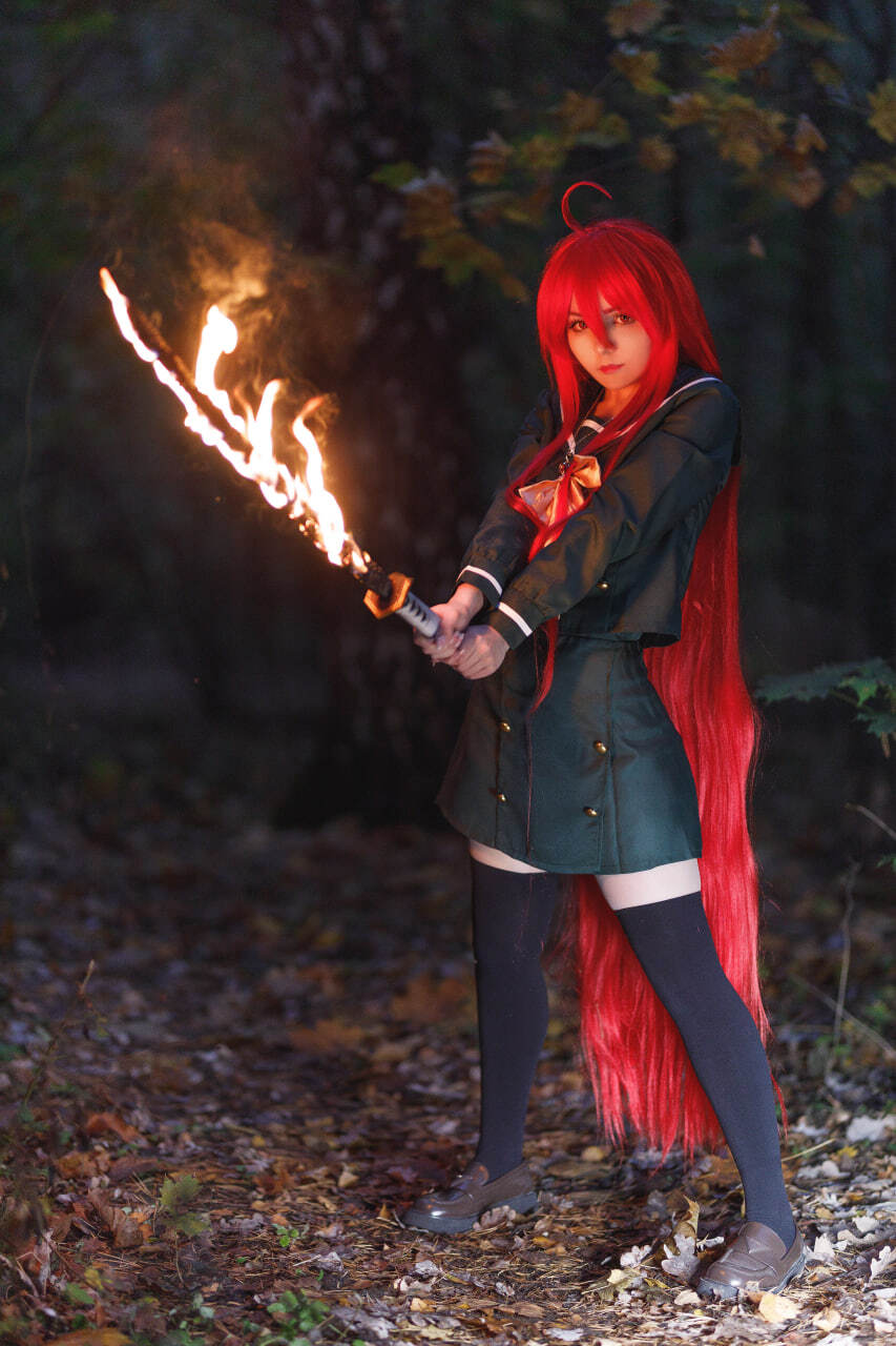 My cosplay of Shana from the anime Shakugan no Shana - My, Cosplayers, Cosplay, Girls, The photo, Makeup, Shakugan no shana, Shana, PHOTOSESSION, Anime, Photoshop, Longpost