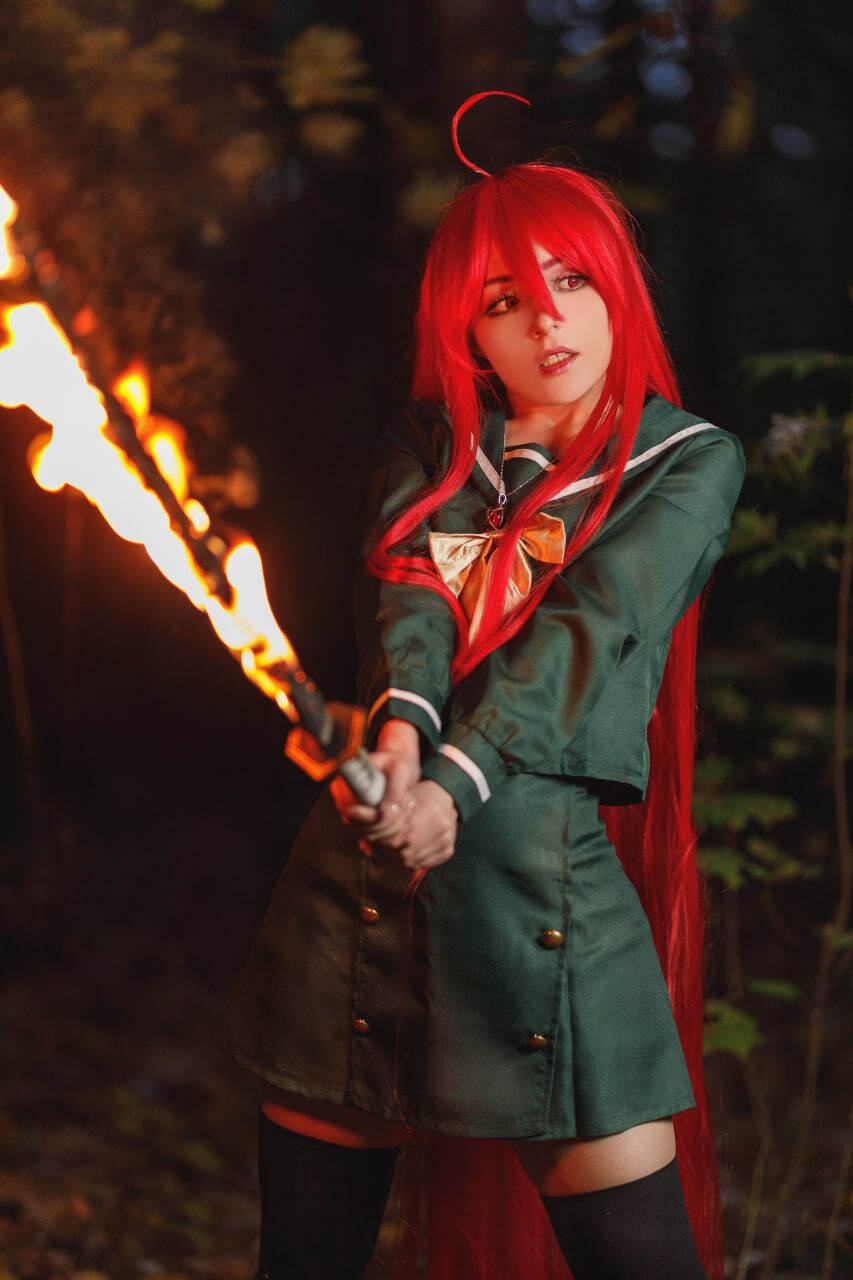 My cosplay of Shana from the anime Shakugan no Shana - My, Cosplayers, Cosplay, Girls, The photo, Makeup, Shakugan no shana, Shana, PHOTOSESSION, Anime, Photoshop, Longpost