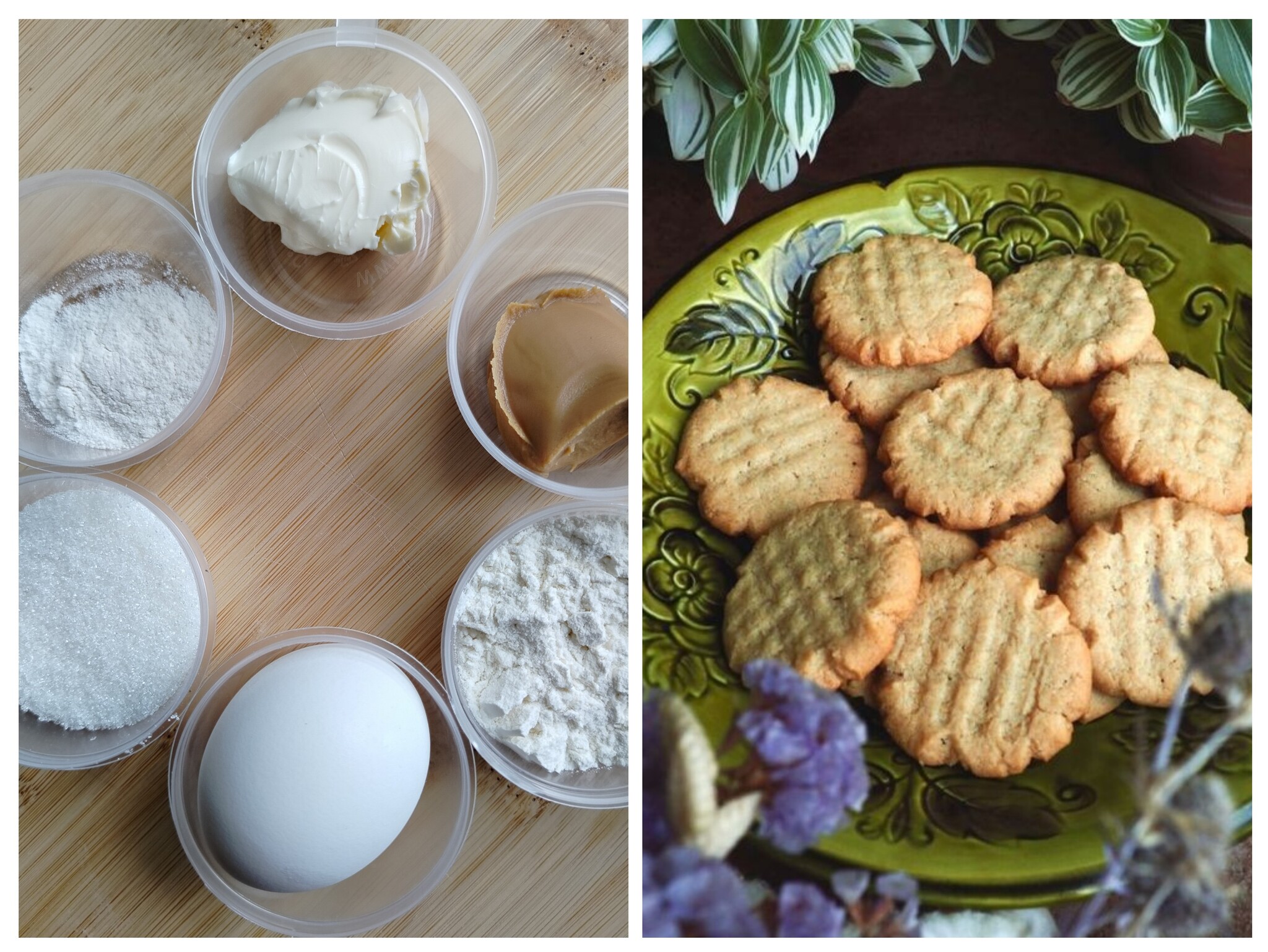 Classic Peanut Butter Cookies) - Моё, Печенье, Арахисовое масло, Арахис, Выпечка, Чаепитие, Сладости, Кулинария, Рецепт, Американцы, США