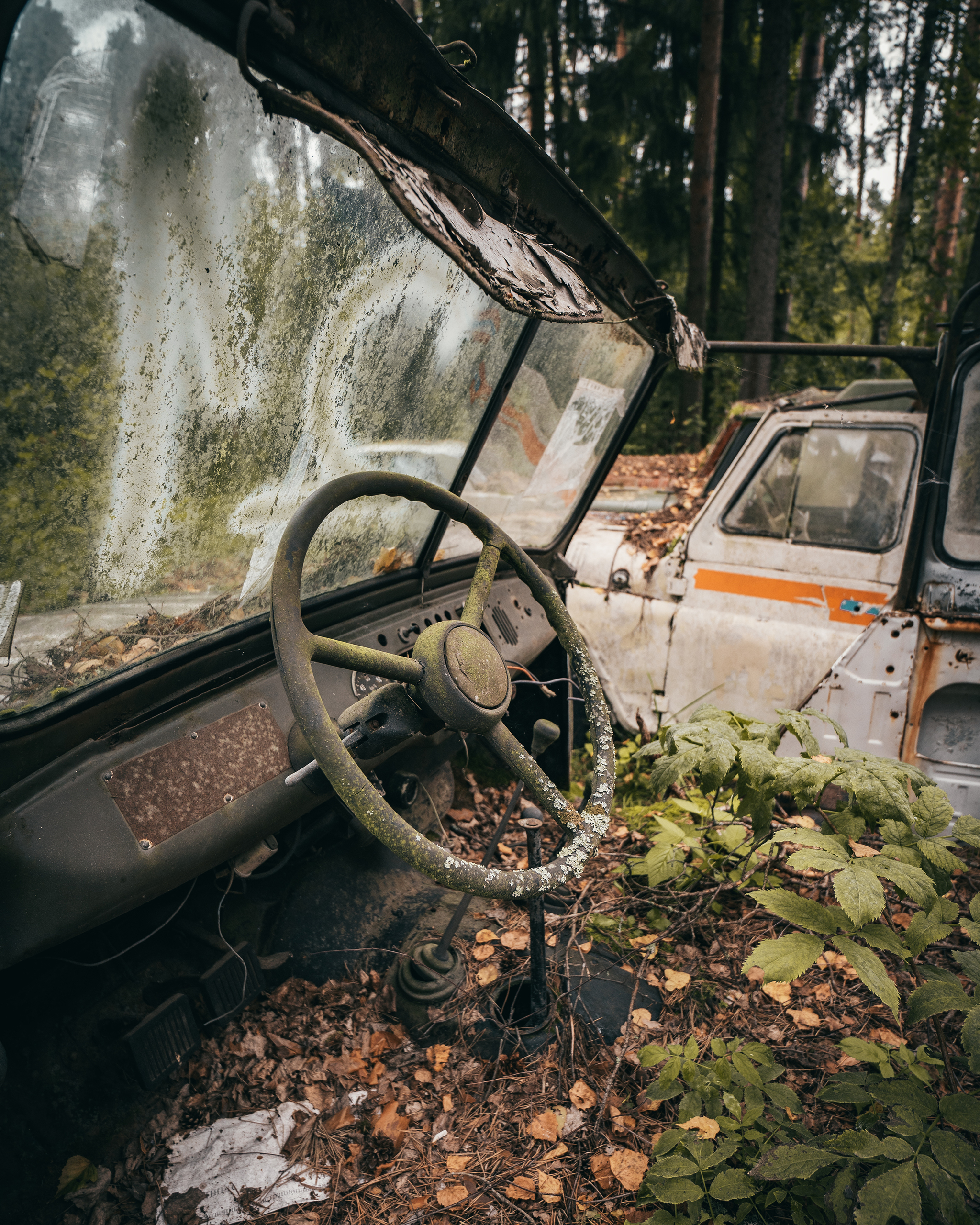 Abandoned cemetery of decommissioned equipment in the Tver region - My, Abandoned, Urbanphoto, Abandoned cars, UAZ, Local history, Travel across Russia, Tver region, sights, Urbanfact, Road trip, Pioneer camp, Longpost