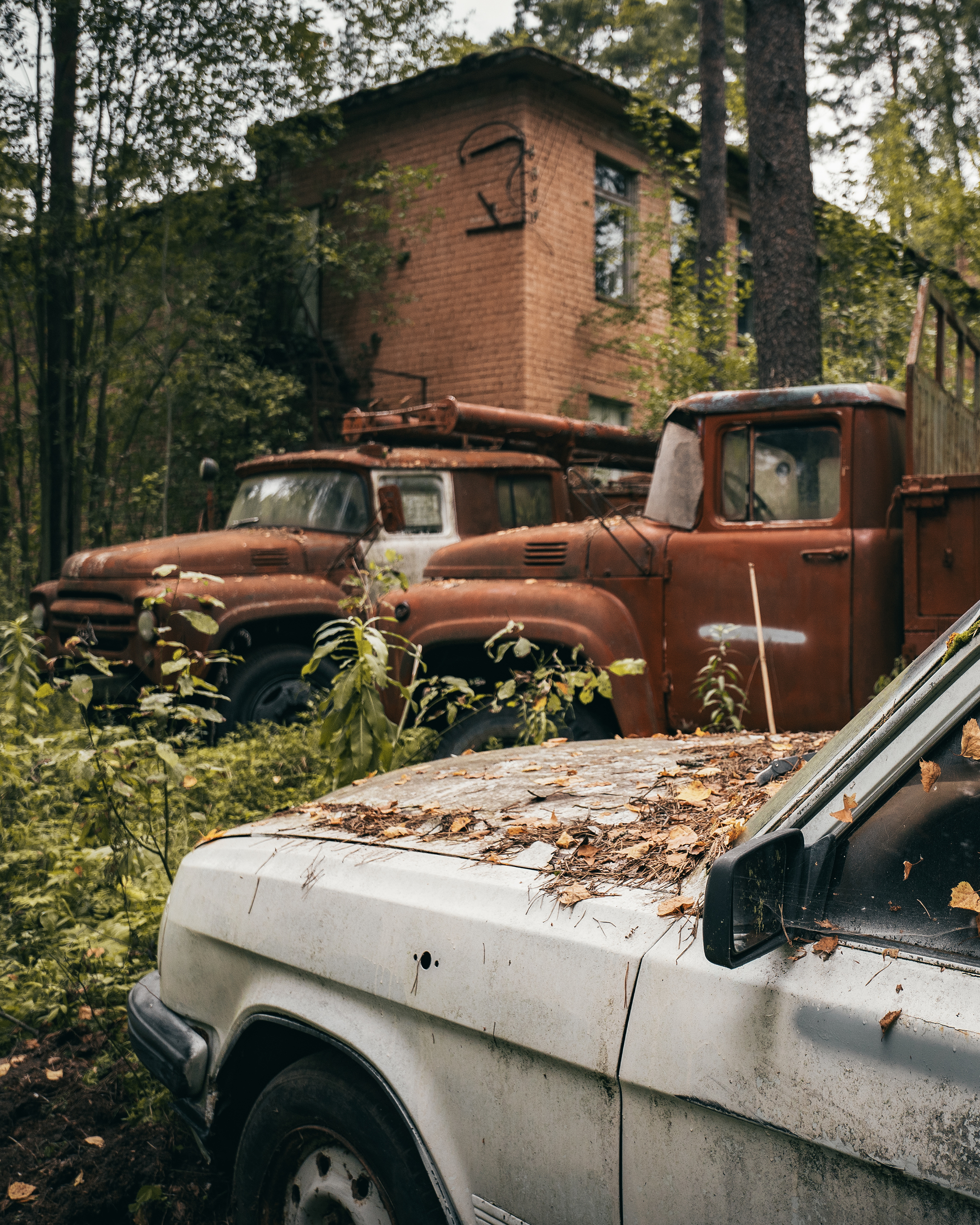 Abandoned cemetery of decommissioned equipment in the Tver region - My, Abandoned, Urbanphoto, Abandoned cars, UAZ, Local history, Travel across Russia, Tver region, sights, Urbanfact, Road trip, Pioneer camp, Longpost