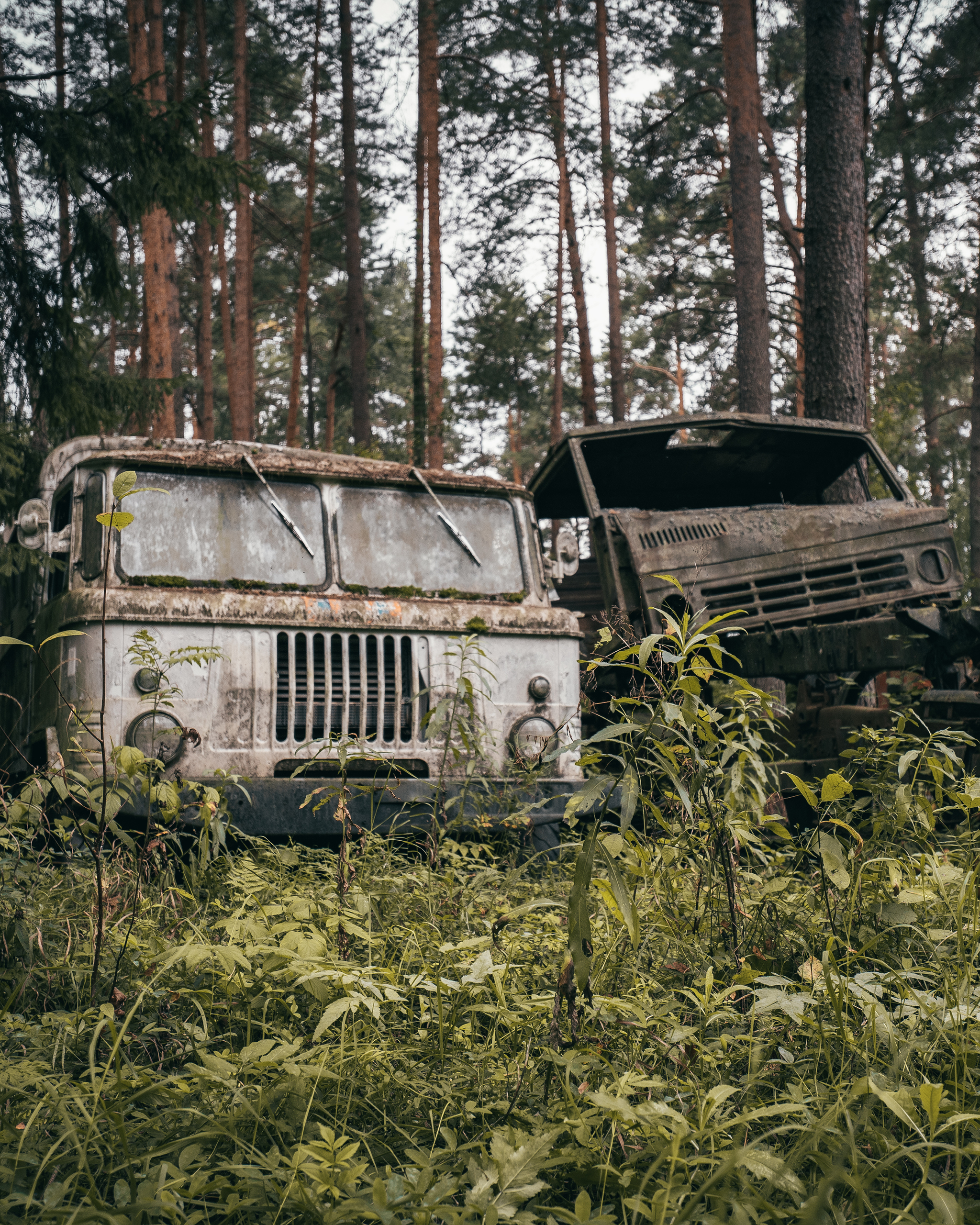 Abandoned cemetery of decommissioned equipment in the Tver region - My, Abandoned, Urbanphoto, Abandoned cars, UAZ, Local history, Travel across Russia, Tver region, sights, Urbanfact, Road trip, Pioneer camp, Longpost