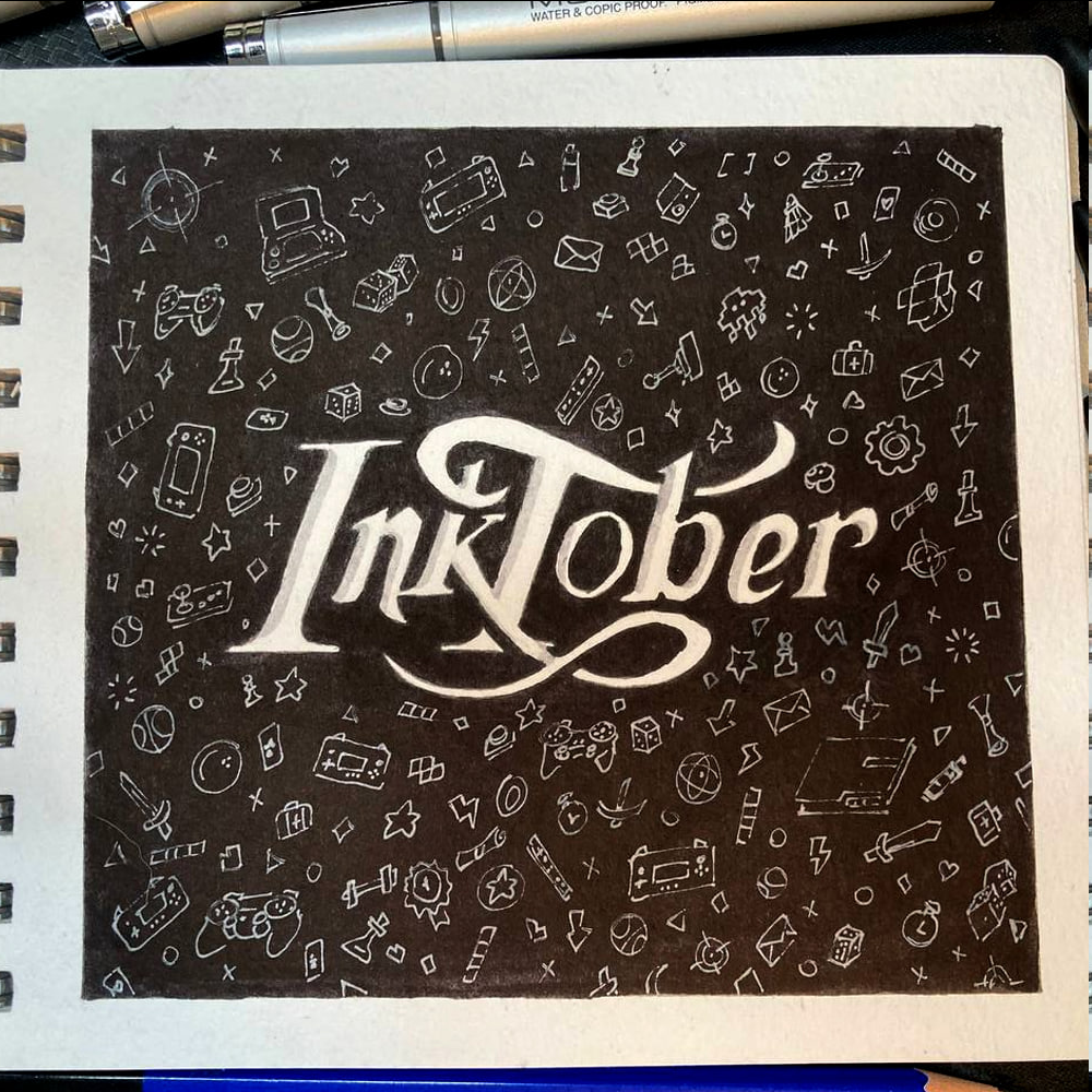 Inktober by Gamer for Gamers - My, Sketch, Inktober, Sketchbook, Liner, Gamers, Darkest dungeon, The hobbit, Horizon zero dawn, Sekiro: Shadows Die Twice, Gothic, Traditional art, Pen drawing, Sketch, Self-taught artist, Artist, Longpost