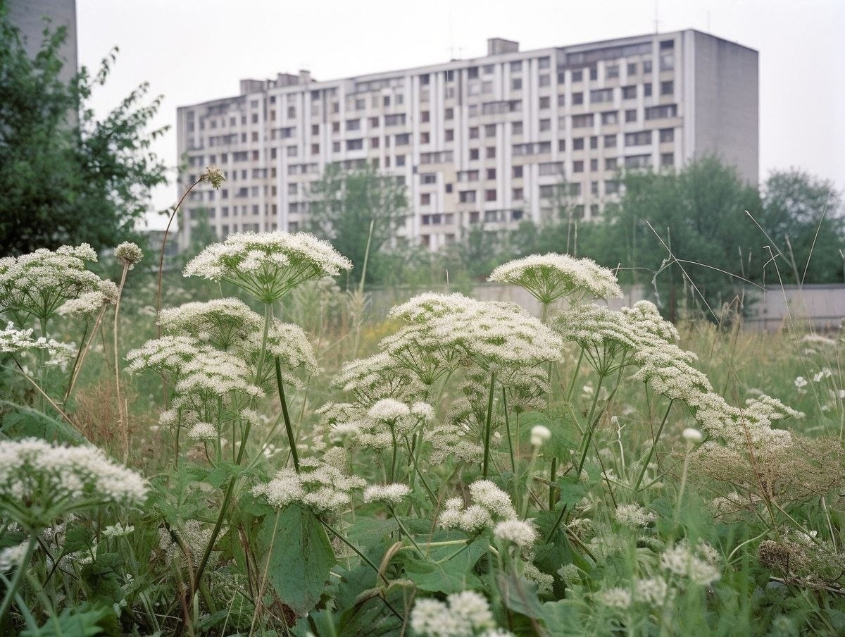 Last of Us в СССР, где все захватил борщевик, по мнению ИИ - Нейронные сети, The Last of Us, Борщевик, Картинки, Длиннопост