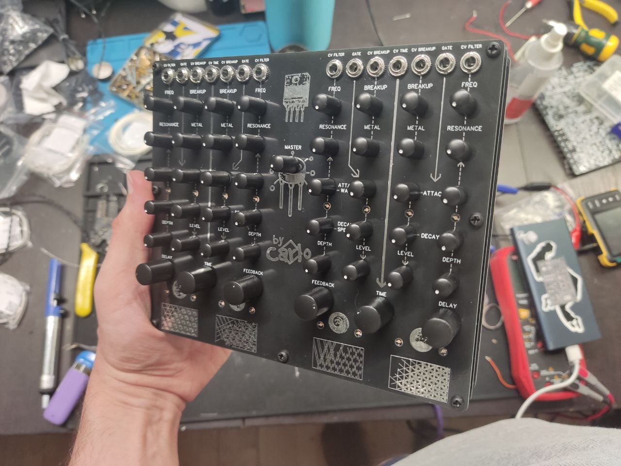 DIY Analog Noise Synthesizer - My, Electronics, Synthesizer, Assembly, Musical instruments, Homemade, Engineer, Noise, Longpost