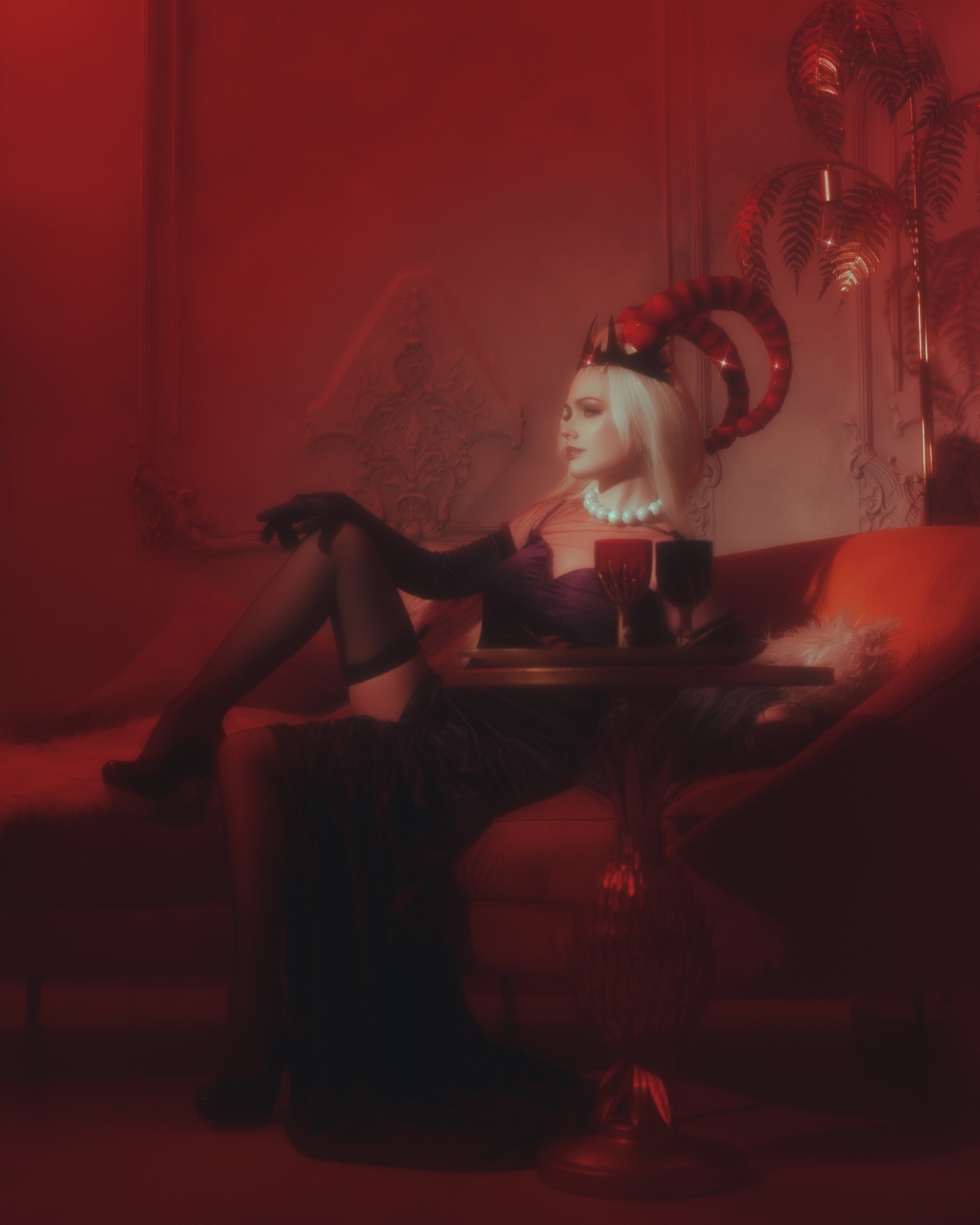 Mysterious Lilith - The photo, PHOTOSESSION, Cosplayers, Cosplay, Hazbin Hotel, Cartoons, Longpost