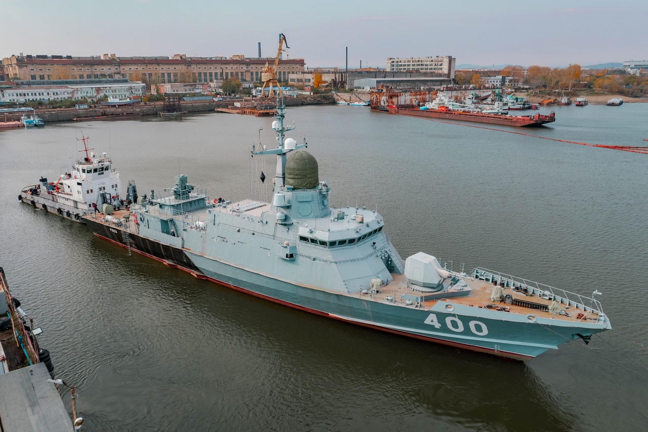 Continuation of the post Kerch shipbuilders delivered the first military ship in the last 25 years. Carrier of 8 Kalibr. MRK Cyclone of the 22800 Karakurt project - news, Russia, Fleet, Mrk, Kalibr-NK missiles, Longpost, Komsomolsk-on-Amur, Reply to post, The photo, Rzhev, Udomlya, VKontakte (link), Navy, A wave of posts, Vladivostok, Дальний Восток