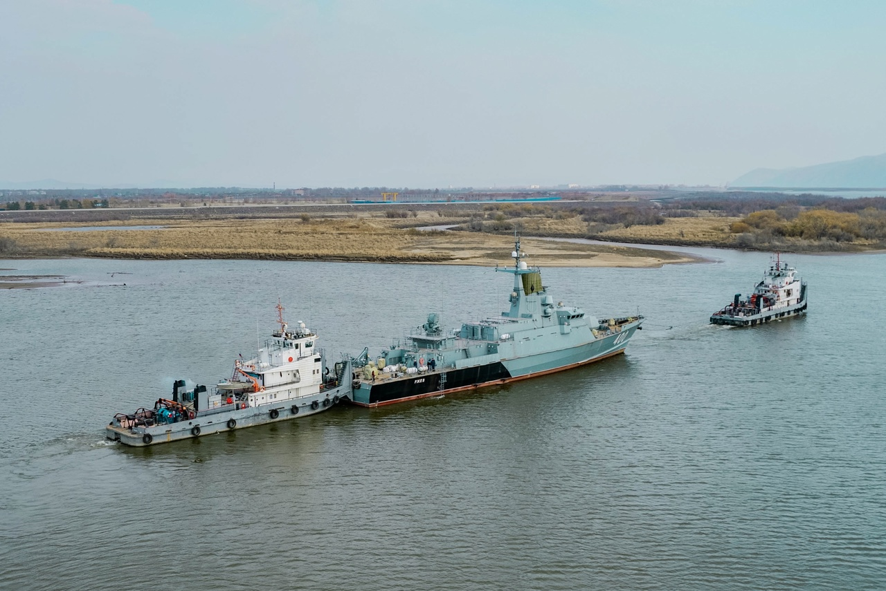 Continuation of the post Kerch shipbuilders delivered the first military ship in the last 25 years. Carrier of 8 Kalibr. MRK Cyclone of the 22800 Karakurt project - news, Russia, Fleet, Mrk, Kalibr-NK missiles, Longpost, Komsomolsk-on-Amur, Reply to post, The photo, Rzhev, Udomlya, VKontakte (link), Navy, A wave of posts, Vladivostok, Дальний Восток