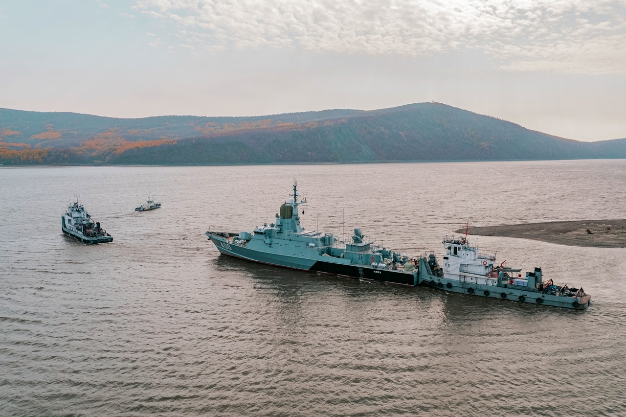 Continuation of the post Kerch shipbuilders delivered the first military ship in the last 25 years. Carrier of 8 Kalibr. MRK Cyclone of the 22800 Karakurt project - news, Russia, Fleet, Mrk, Kalibr-NK missiles, Longpost, Komsomolsk-on-Amur, Reply to post, The photo, Rzhev, Udomlya, VKontakte (link), Navy, A wave of posts, Vladivostok, Дальний Восток