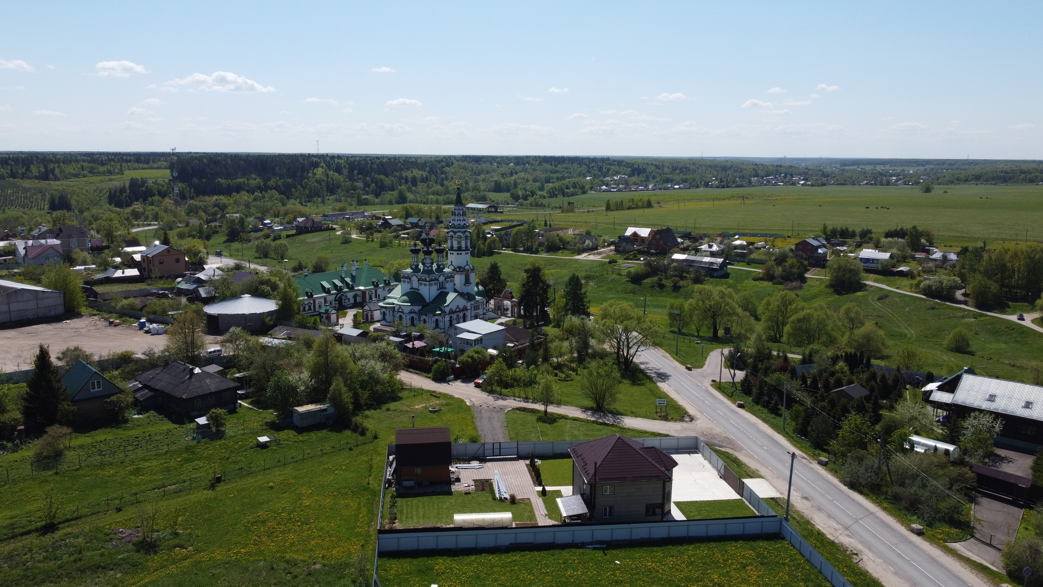 Beauty near Podolsk - My, Temple, Road trip, Travel across Russia, Moscow region, sights, Podilskyi district, Video, Longpost