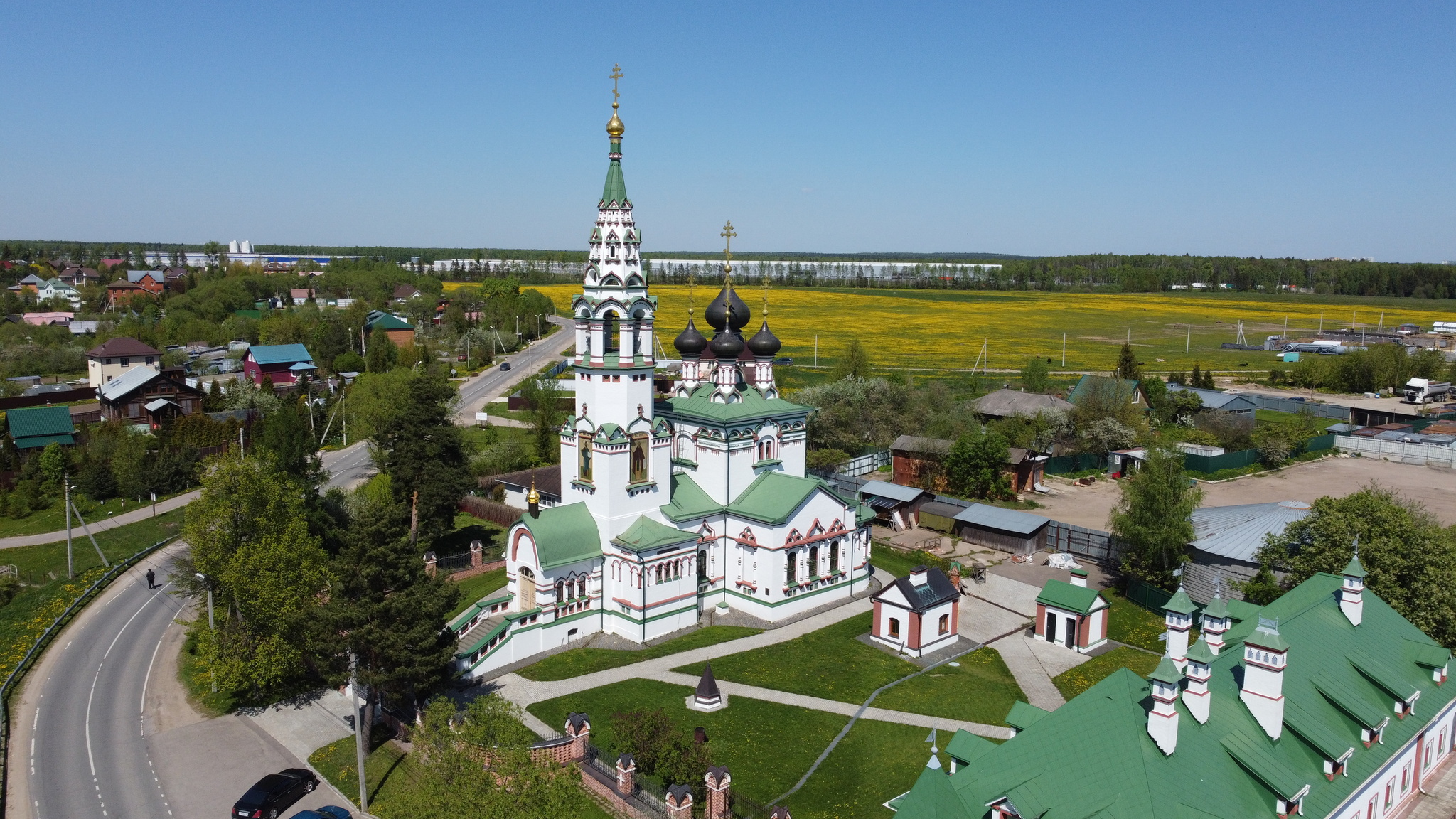 Beauty near Podolsk - My, Temple, Road trip, Travel across Russia, Moscow region, sights, Podilskyi district, Video, Longpost