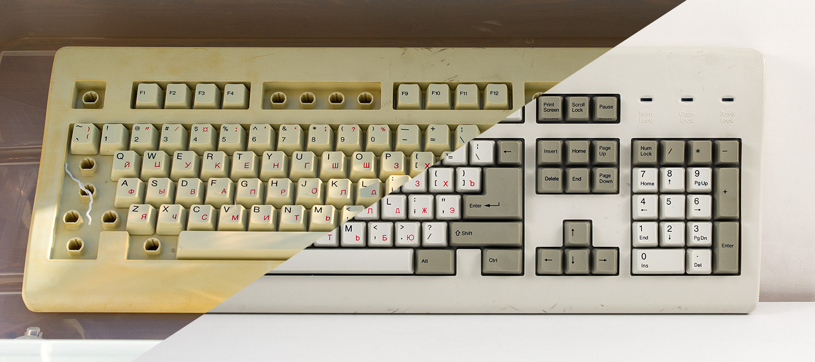 Retro Hardware Restoration Diaries, Issue #5 - My, Keyboard, Restoration, Bleach, Retrotechnics, Longpost