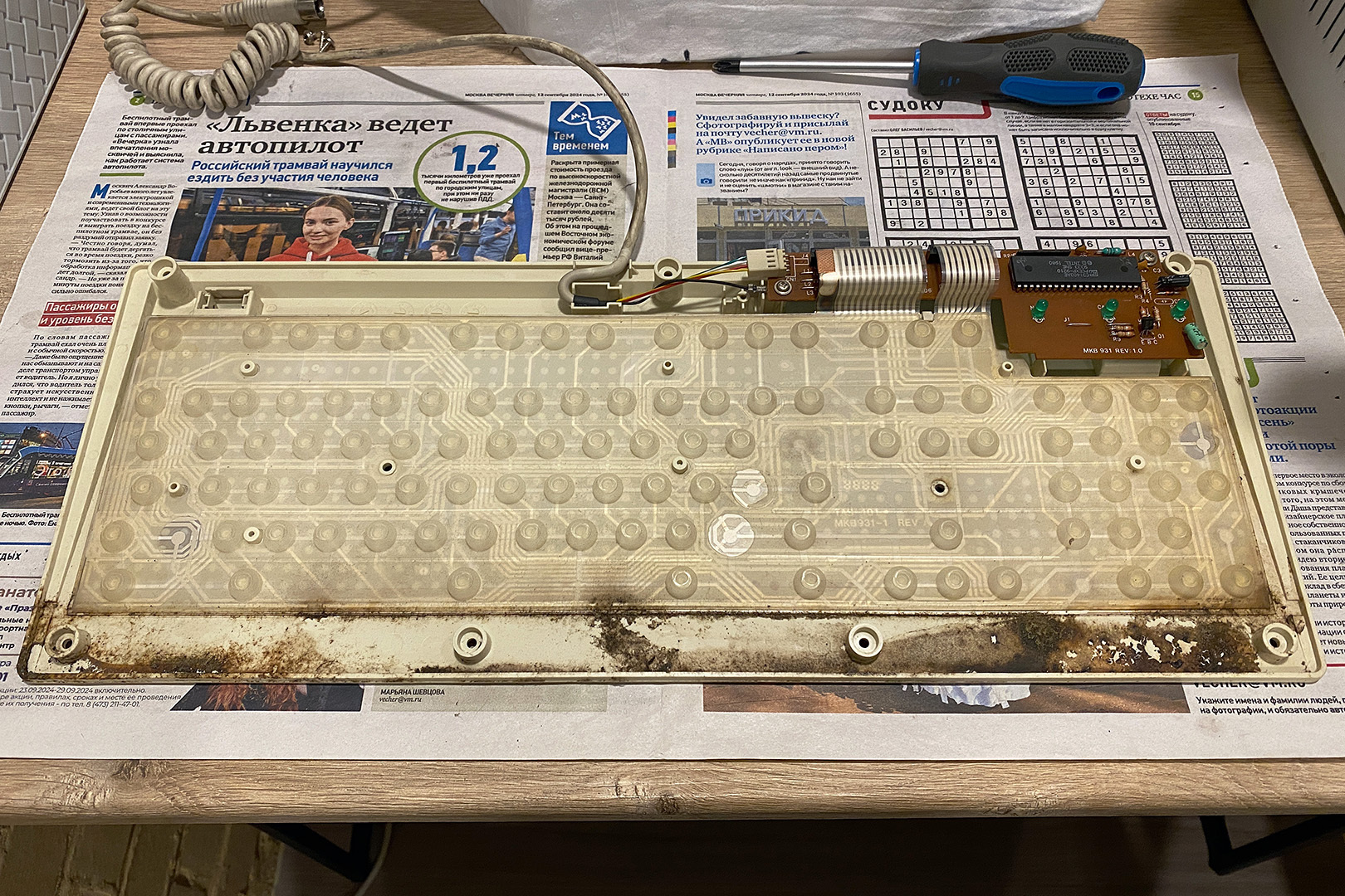 Retro Hardware Restoration Diaries, Issue #5 - My, Keyboard, Restoration, Bleach, Retrotechnics, Longpost