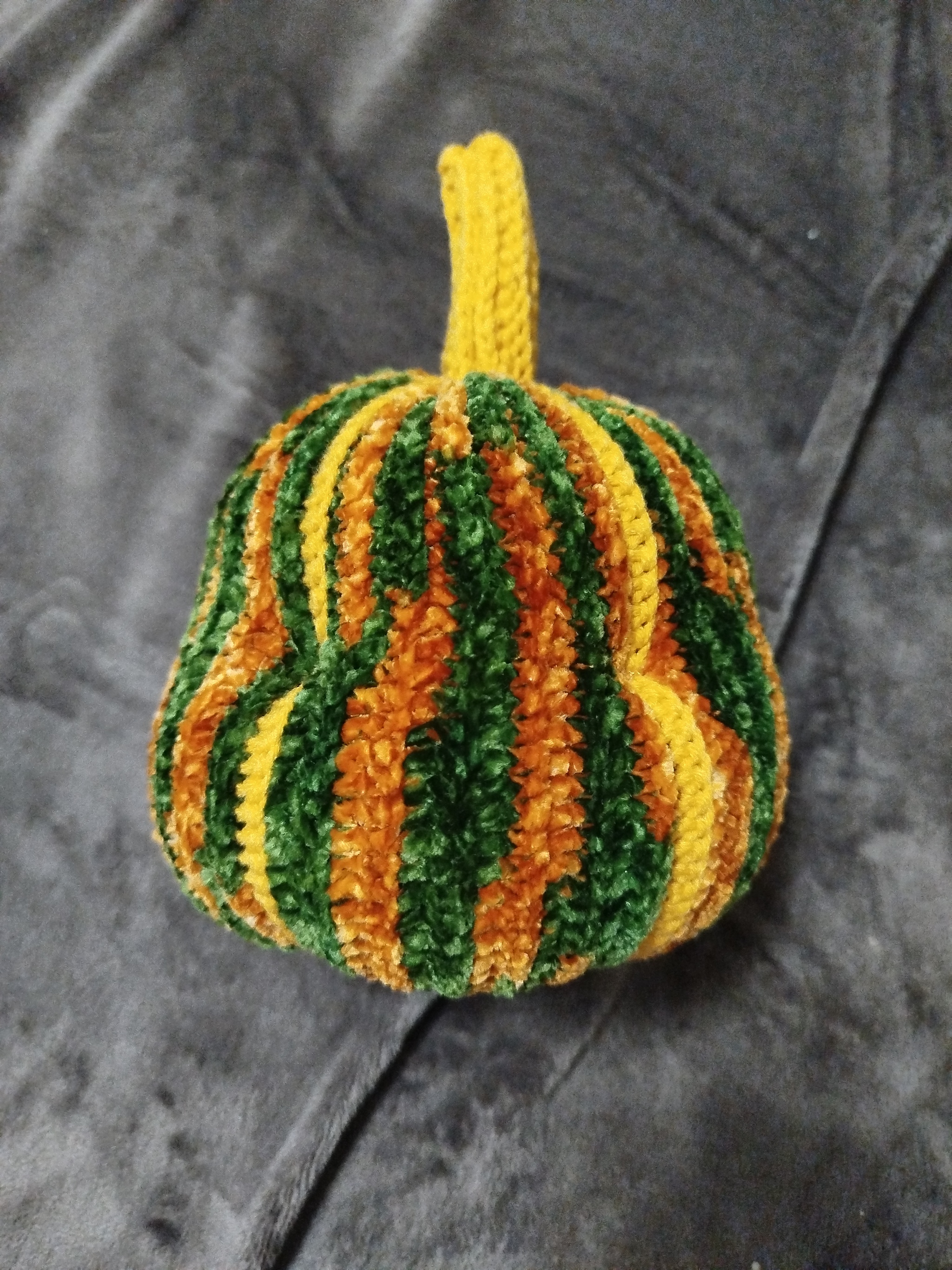 Pumpkin-pumpkin pumpkin - My, Amigurumi, Crochet, Knitted toys, Needlework without process