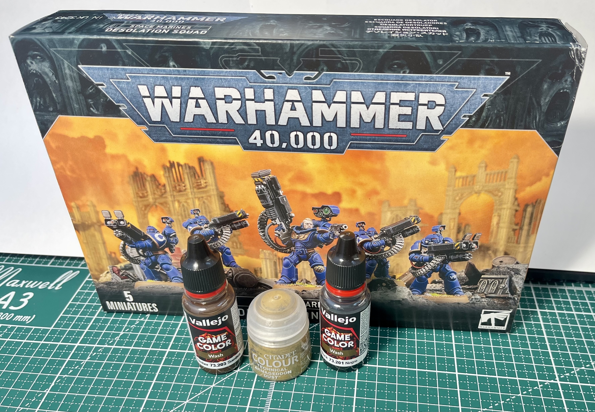 Продолжаем красить - Моё, Warhammer 40k, Warhammer, Моделизм, Космодесант, Миниатюра, Покраска миниатюр, Длиннопост