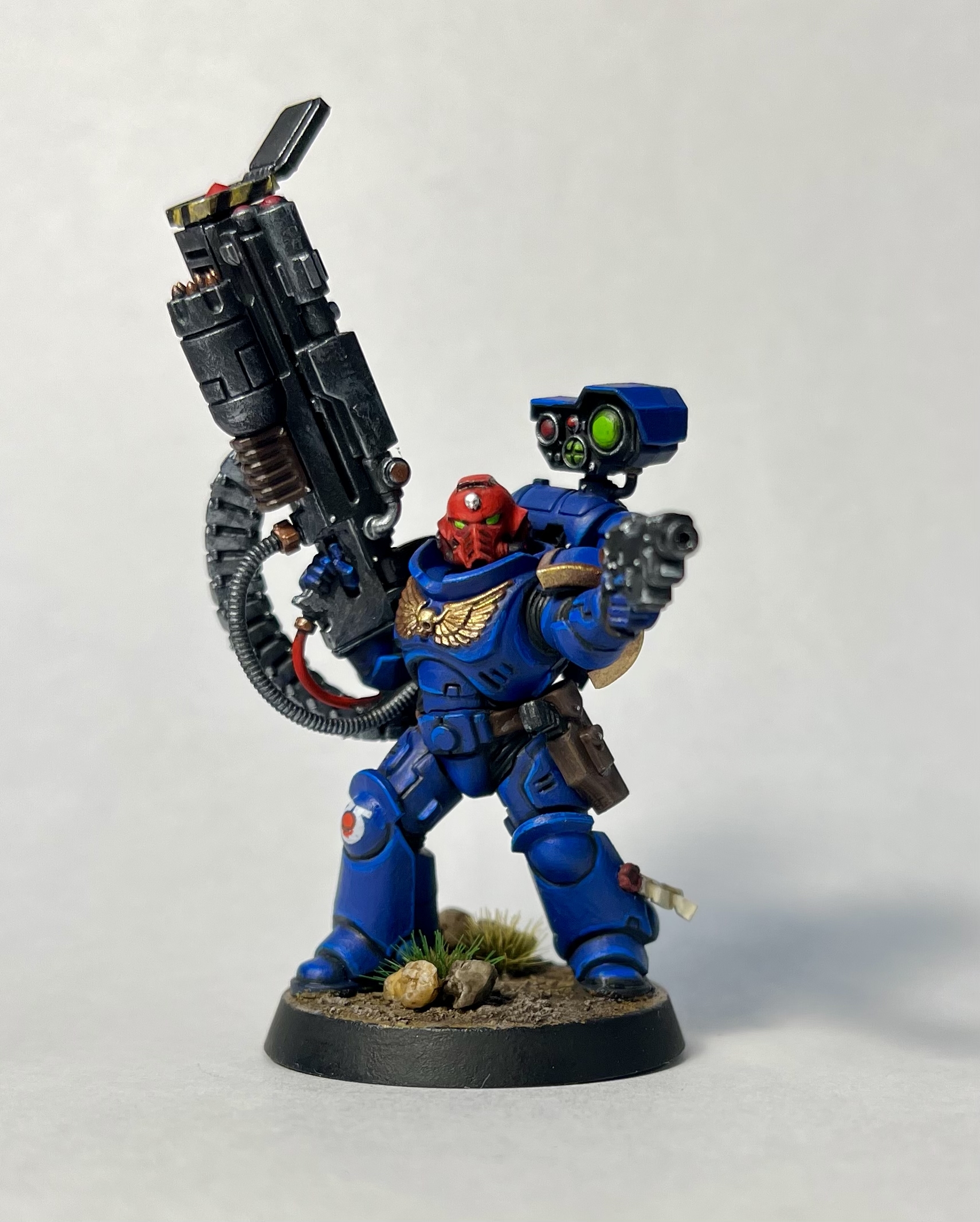 Let's continue painting - My, Warhammer 40k, Warhammer, Modeling, Space Marine, Miniature, Painting miniatures, Longpost