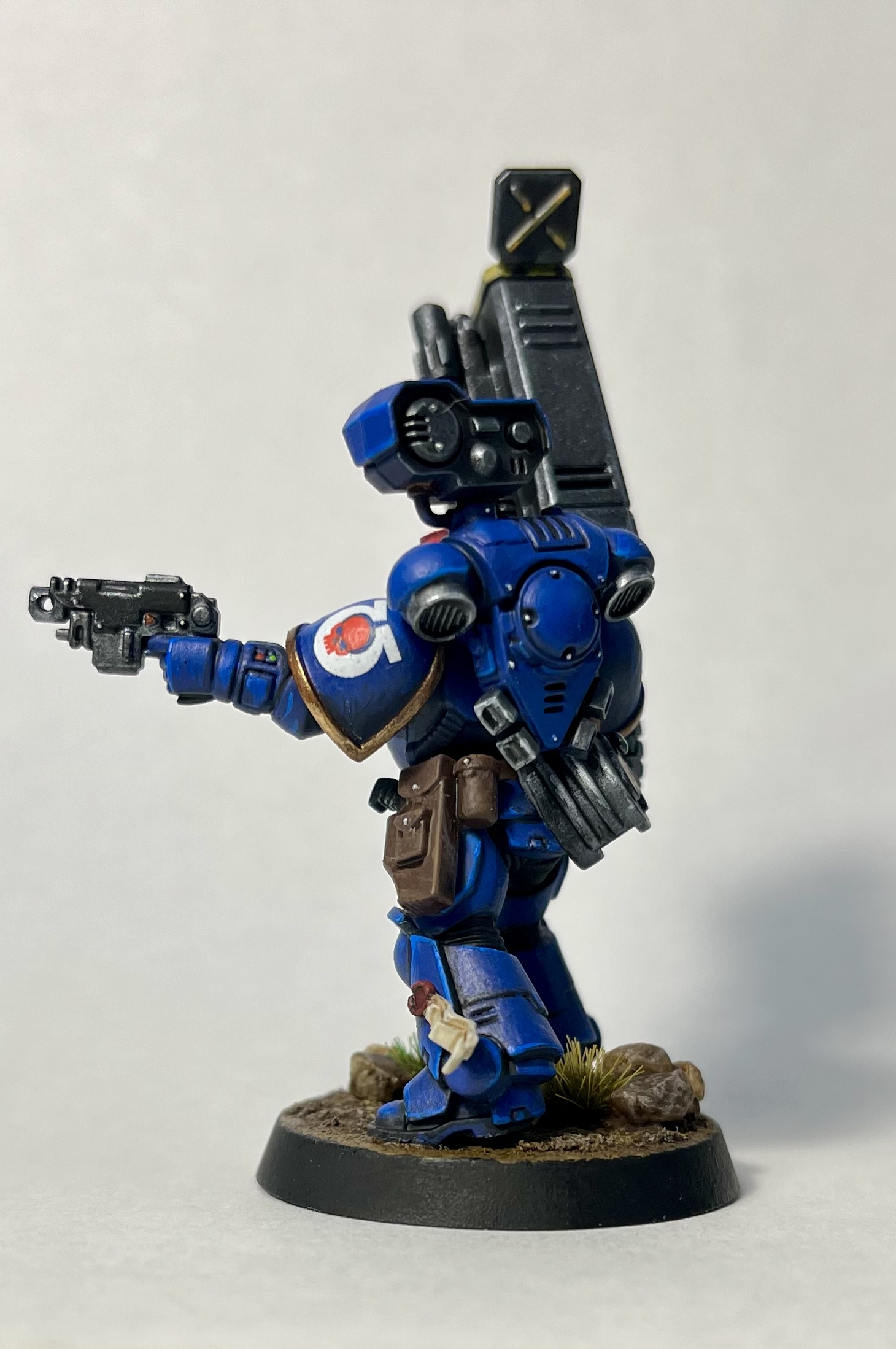 Let's continue painting - My, Warhammer 40k, Warhammer, Modeling, Space Marine, Miniature, Painting miniatures, Longpost