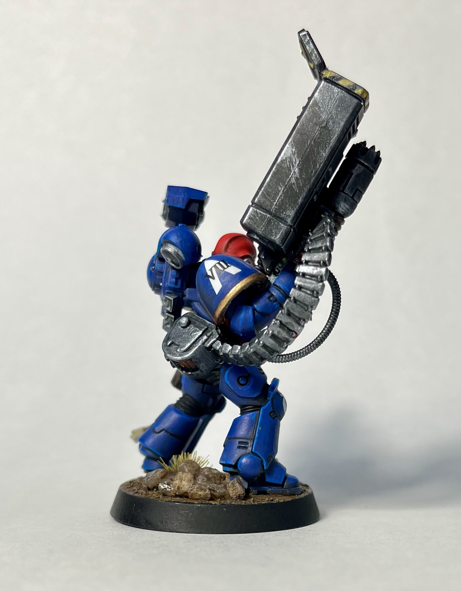 Let's continue painting - My, Warhammer 40k, Warhammer, Modeling, Space Marine, Miniature, Painting miniatures, Longpost