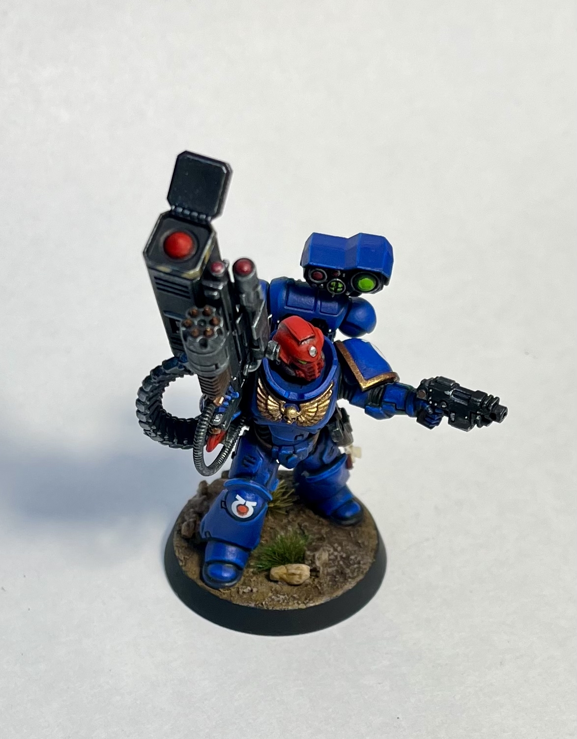 Let's continue painting - My, Warhammer 40k, Warhammer, Modeling, Space Marine, Miniature, Painting miniatures, Longpost