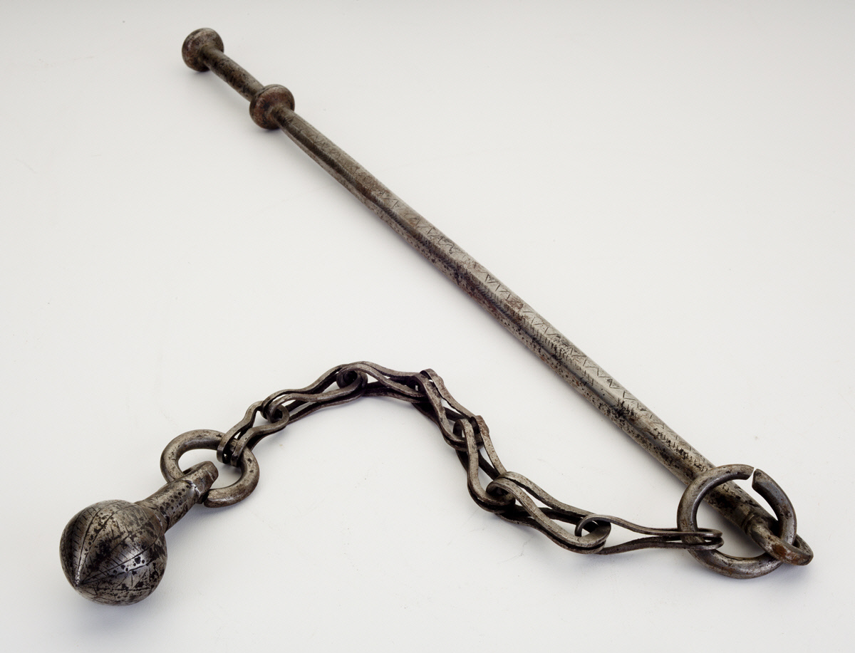 Since early childhood, a faithful talisman: a stone flail in your pocket... - My, History (science), Weapon, Flail, History of weapons, Longpost