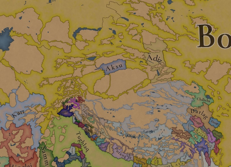 Project Caesar Dev Diary - Tinto Maps #21 - Chagatai and Tibet - Computer games, Paradox Interactive, Translation, Стратегия, Longpost, Text, Development Diary