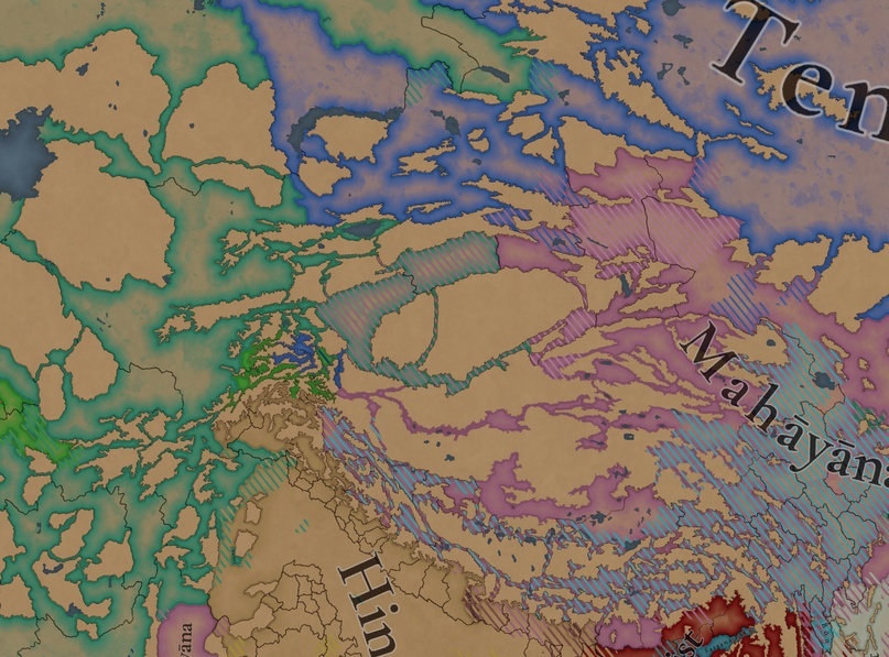 Project Caesar Dev Diary - Tinto Maps #21 - Chagatai and Tibet - Computer games, Paradox Interactive, Translation, Стратегия, Longpost, Text, Development Diary