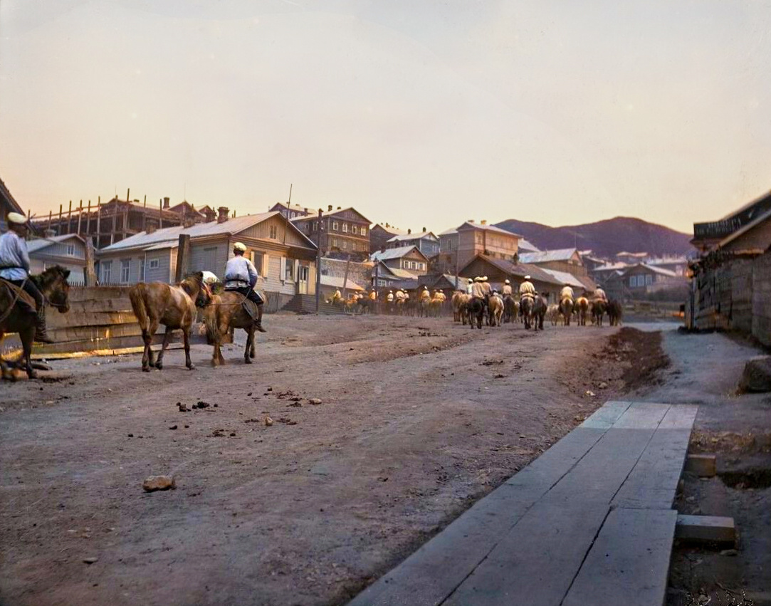 Amazing and interesting photos of Vladivostok during pre-revolutionary Russia. 20 colorized photos - My, Historical photo, Old photo, History, Local history, Vladivostok, Дальний Восток, Российская империя, 20th century, Colorization, Longpost