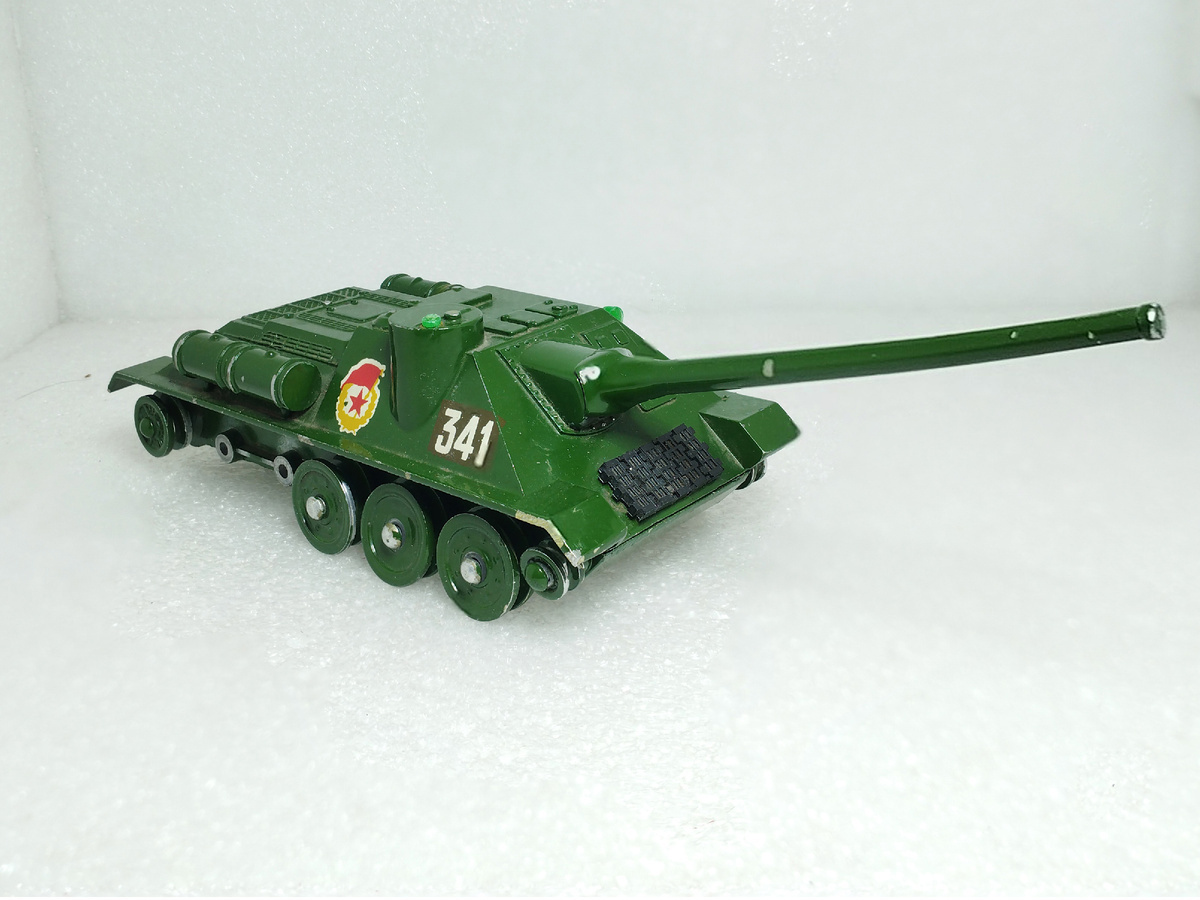 How to Restore a Soviet Model of the SU-100 Self-Propelled Gun Using 3D Printing and Restoration Elements - My, Collecting, Modeling, Scale model, Collection, Painting, the USSR, Made in USSR, Arsenal, Su-100, 1:43, Recovery, Restoration, Serzhik Modelist, 3D modeling, 3D печать, Anycubic, Anycubic Photon, Longpost