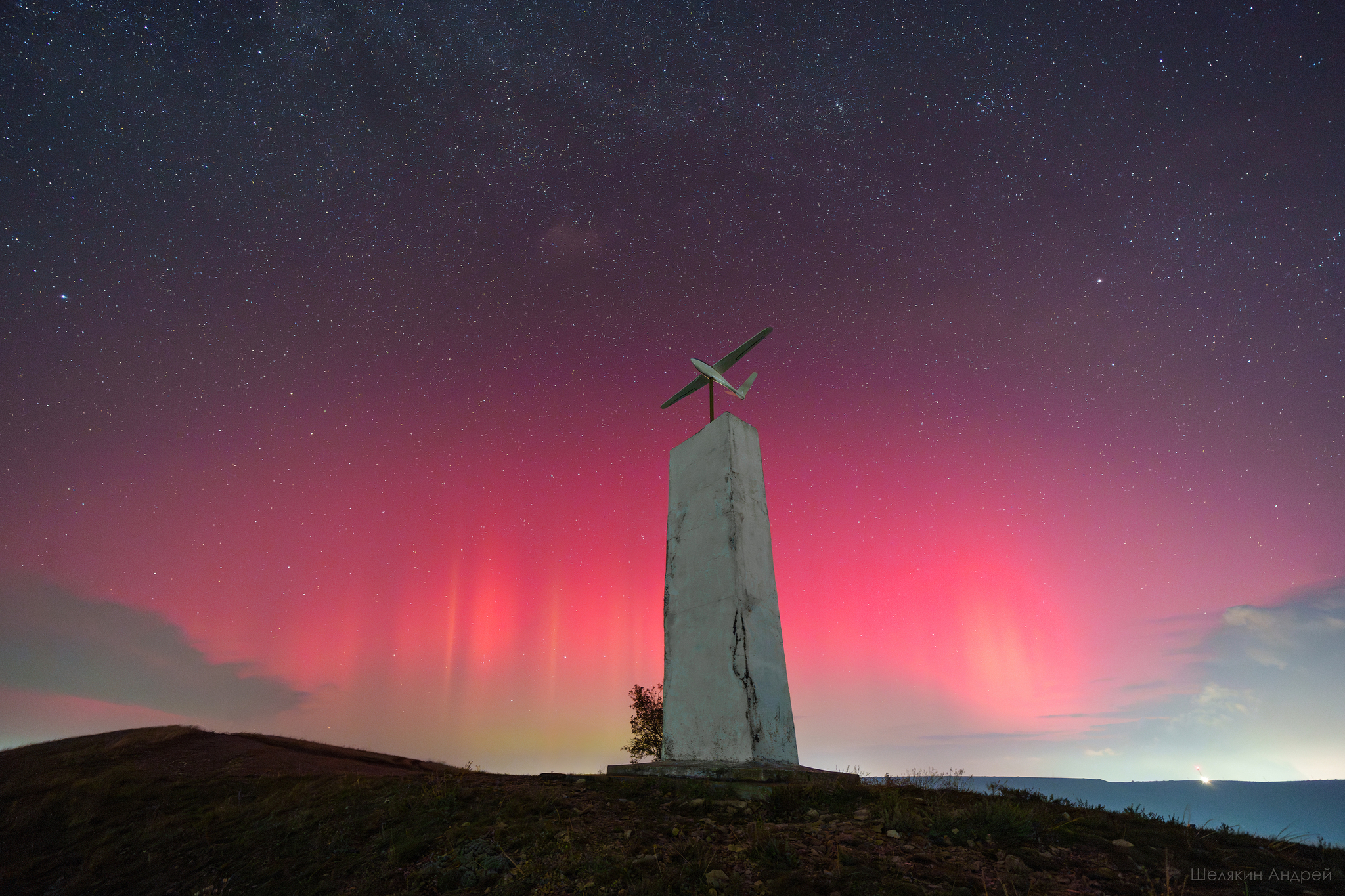 Crimea - My, Crimea, Sky, The photo, Polar Lights, Koktebel, Night shooting