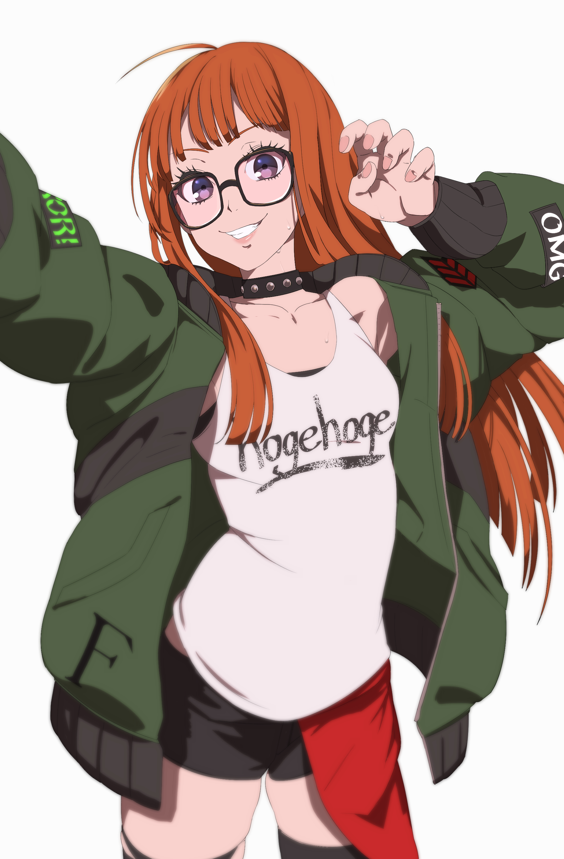 Futaba - Art, Anime, Anime art, Persona, Persona 5, Sakura futaba, Games, Game art, Glasses, Longpost