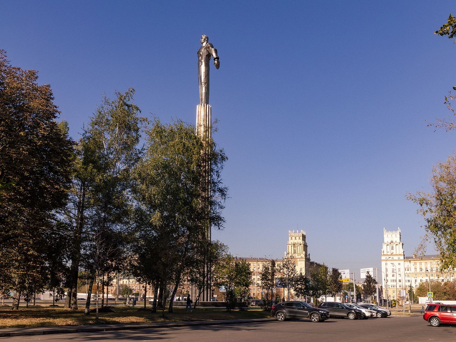 Три интересных факта о памятнике Юрию Гагарину - Достопримечательности, Памятник, Юрий Гагарин, Познавательно, Реставрация, Москва, Длиннопост