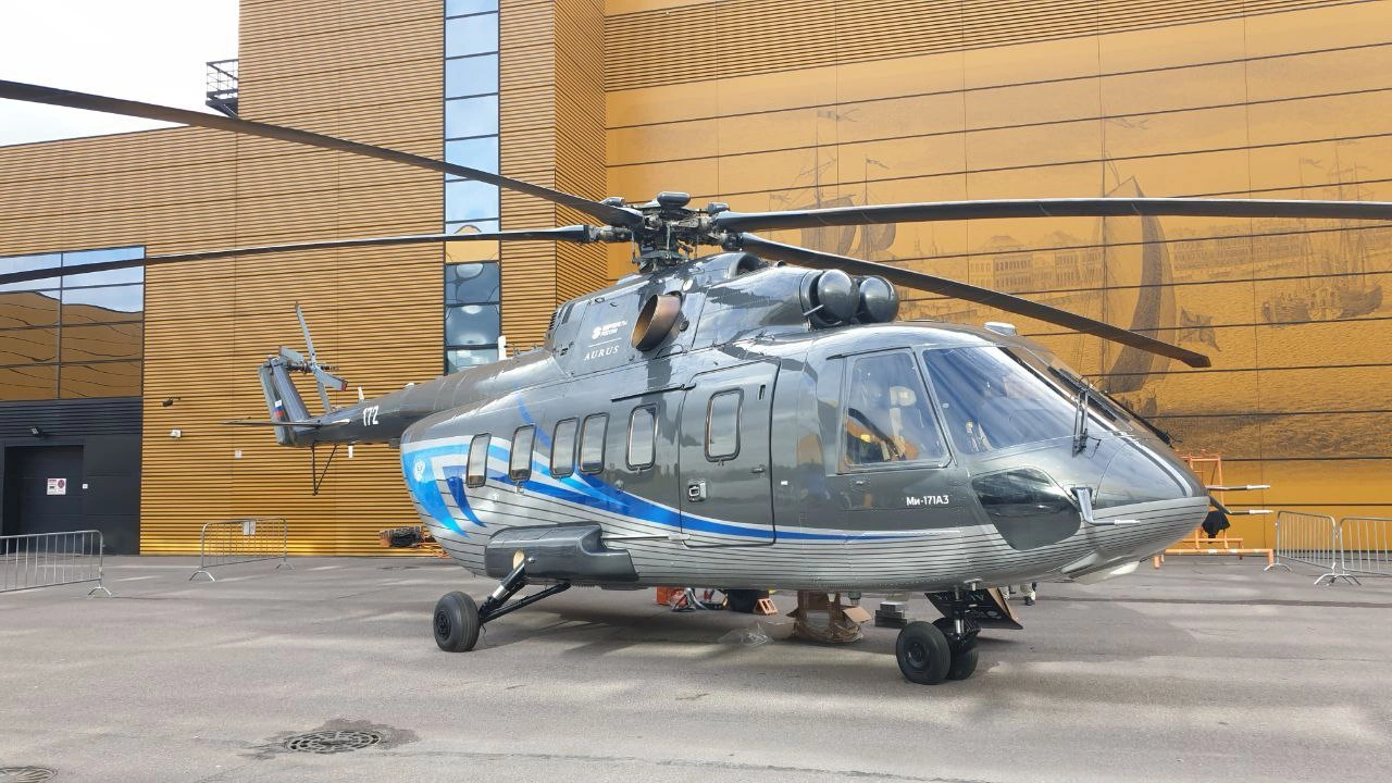 Rostec presented the latest Mi-171A3 in AURUS configuration - Inventions, Russian production, Industry, Production, Video, Vertical video, Telegram (link), Longpost