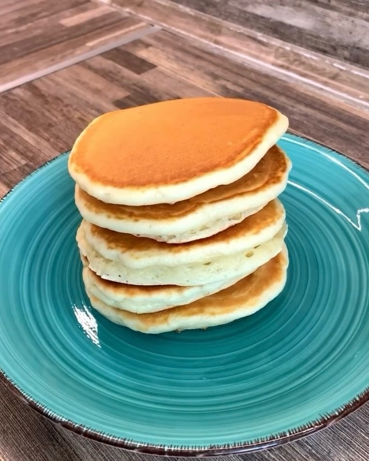 Fluffy pancakes with milk - Recipe, Breakfast, Pancake, Longpost, Preparation