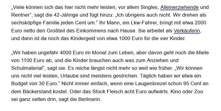 Germany: East Berlin family, four children, €4,000 per month: 'You have to watch every cent' - Politics, Germany, Berlin, Inflation, Retirees, Poverty, Economy, Longpost