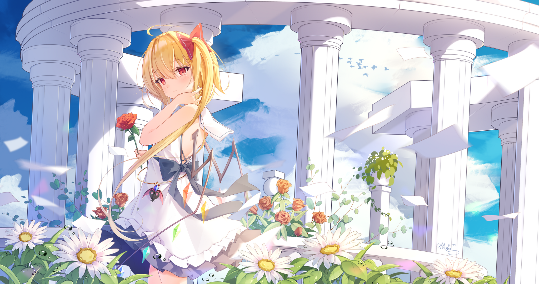 U.N Owen`s garden - Touhou, Flandre scarlet, Anime art, Game art, Anime, Games, Art