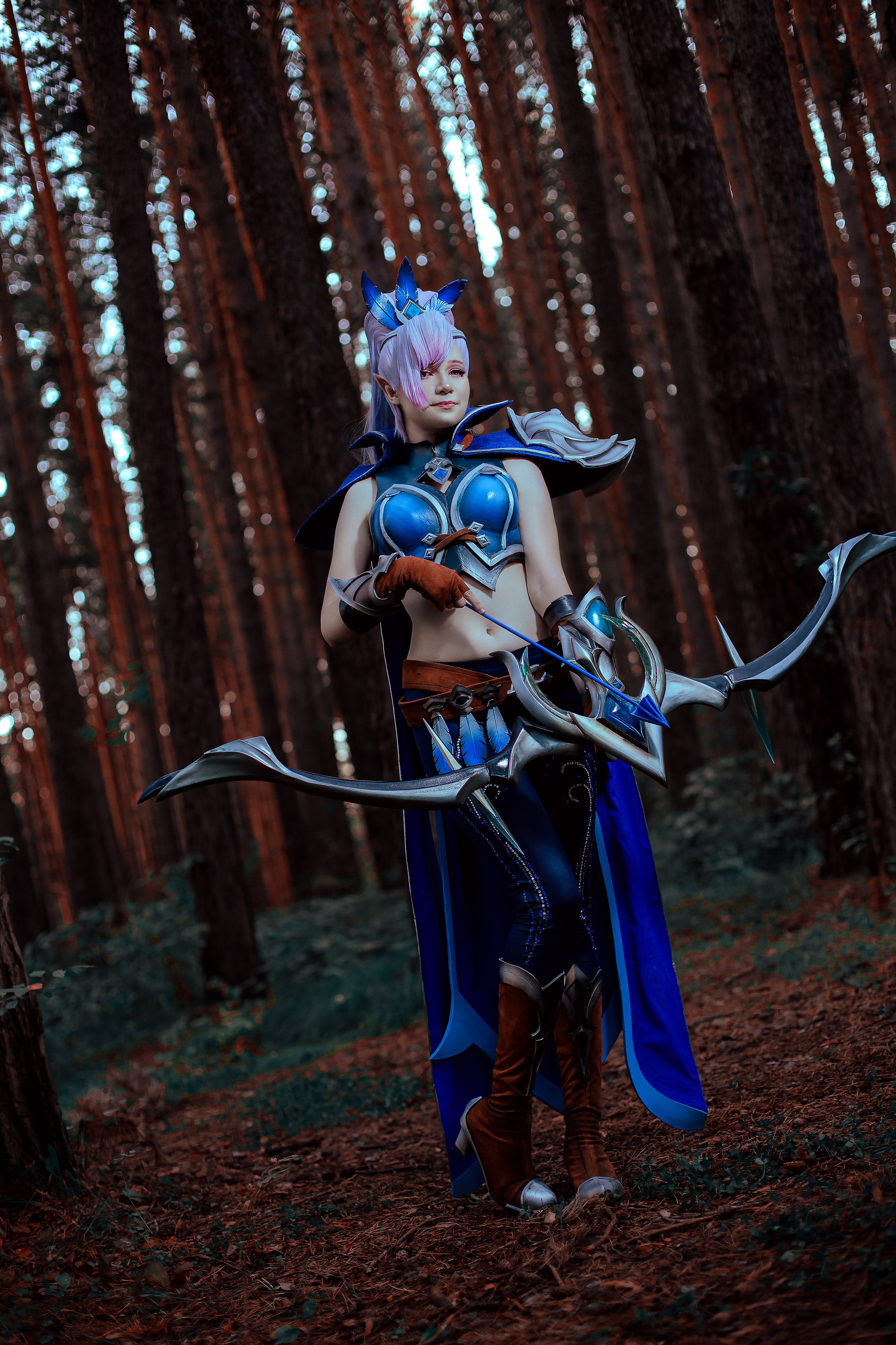 Archer Mia Cosplay - My, Cosplay, Mobile Legends, Games, Archers, Elves, Girls, Nature, Longpost