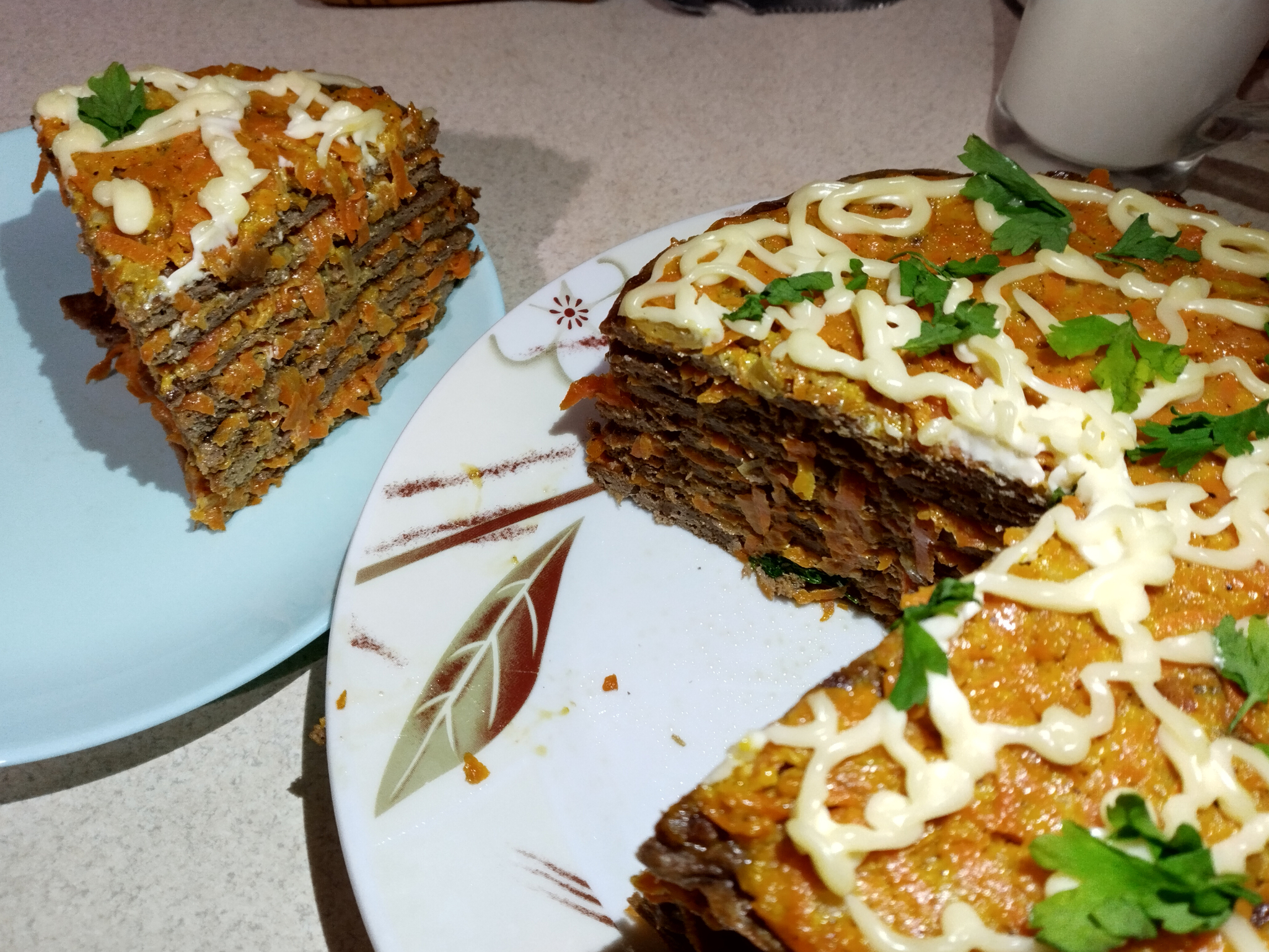 Mom made me a cake - Liver cake, Food, Foodphoto