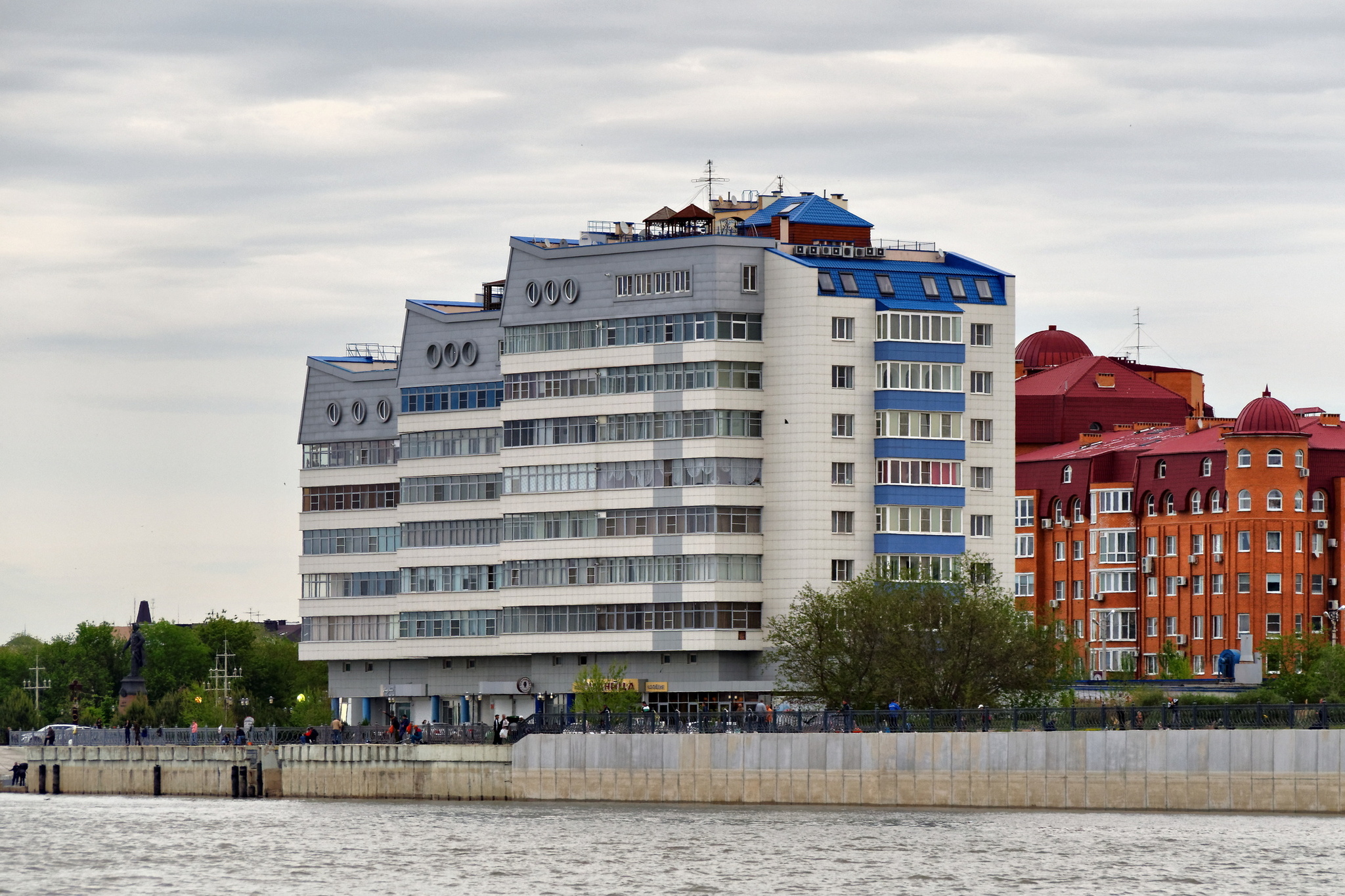 View of Astrakhan from the Volga - My, The photo, May, Astrakhan, Volga river, Longpost