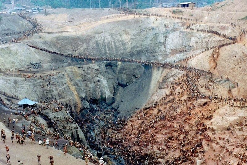 Brazil Gold Rush, 1986, Serra Pelada - Brazil, Gold, Mine, Longpost, Golden fever, Mine, The photo