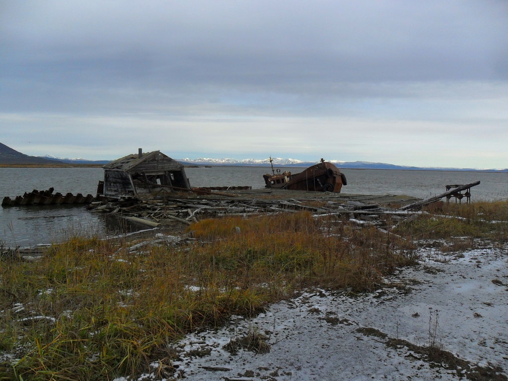 Remains of the Soviet era. Pakhachka – a spawning river - Kamchatka, Negative, River, Vessel, Ecology, Longpost