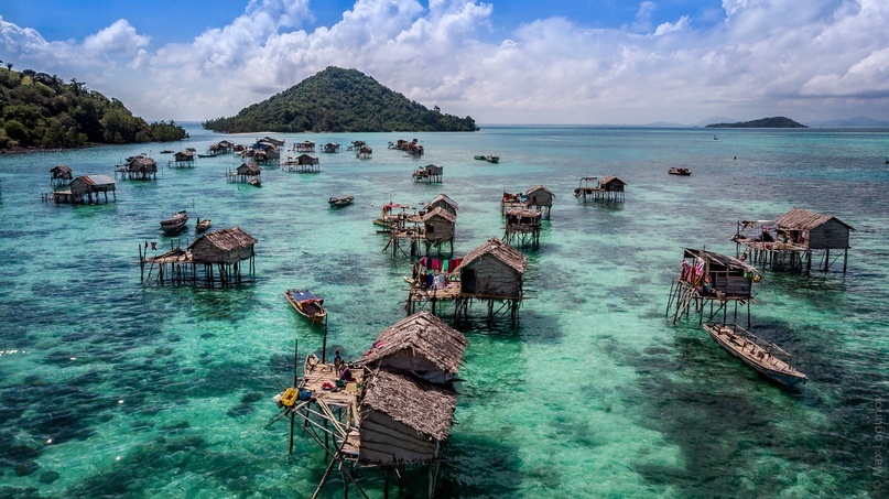 The Bajau are sea gypsies who live below the wind level. - My, Borneo, Gypsies, Around the world, Longpost