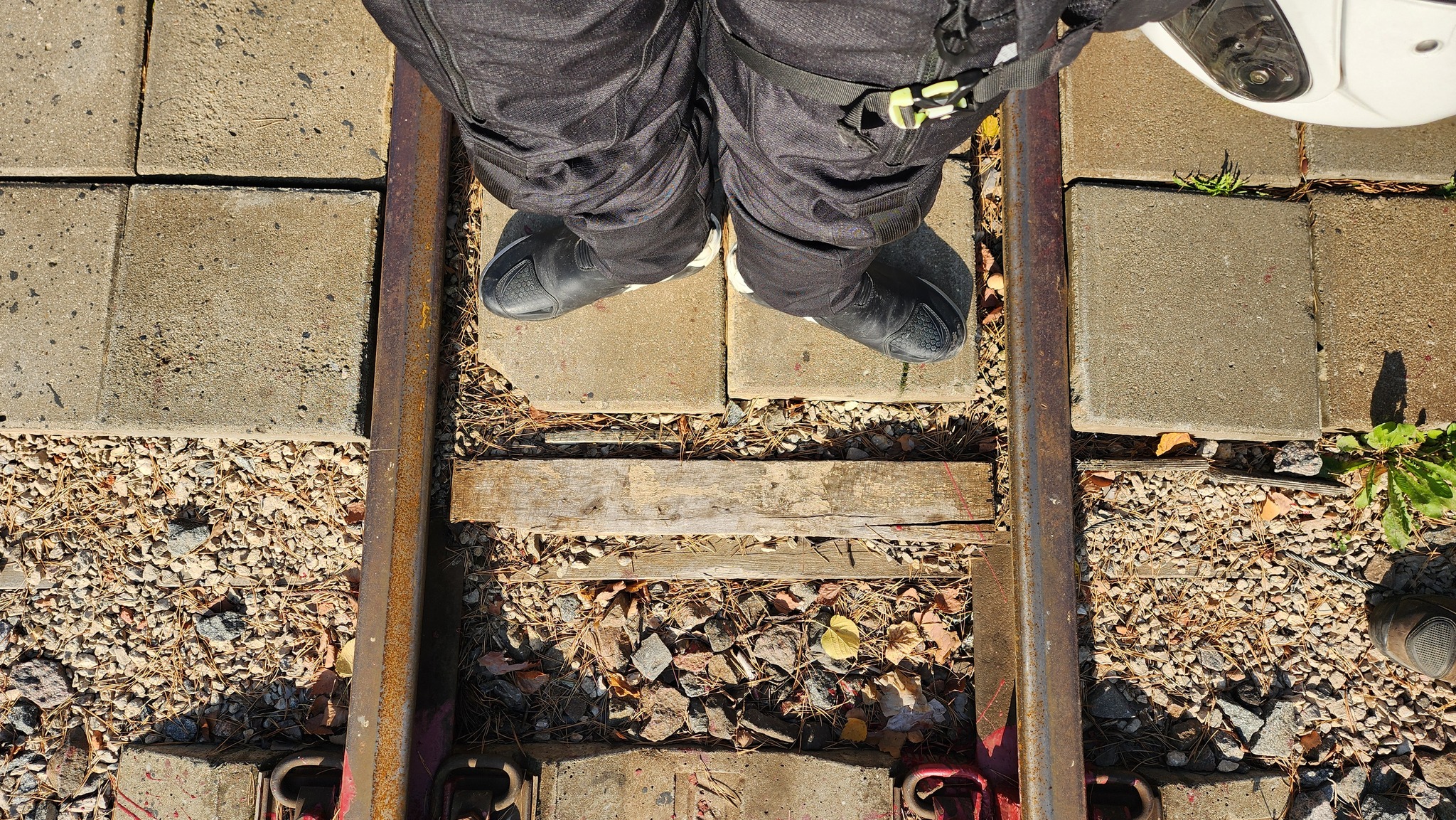 Three steps from home - Yegoryevskoye Highway - My, Moto, Three steps from home, Gzhel, Railway, Honda F6B, Longpost