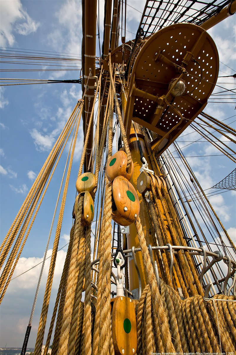 How many helmsmen does it take to turn an old sailboat? How about 8 at a time? - My, Sea, History (science), Sailboat, Sail, Yachting, Yacht, Vacation, Relaxation, Amerigo Vespucci, Baikal, Video, Vertical video, Longpost, The photo