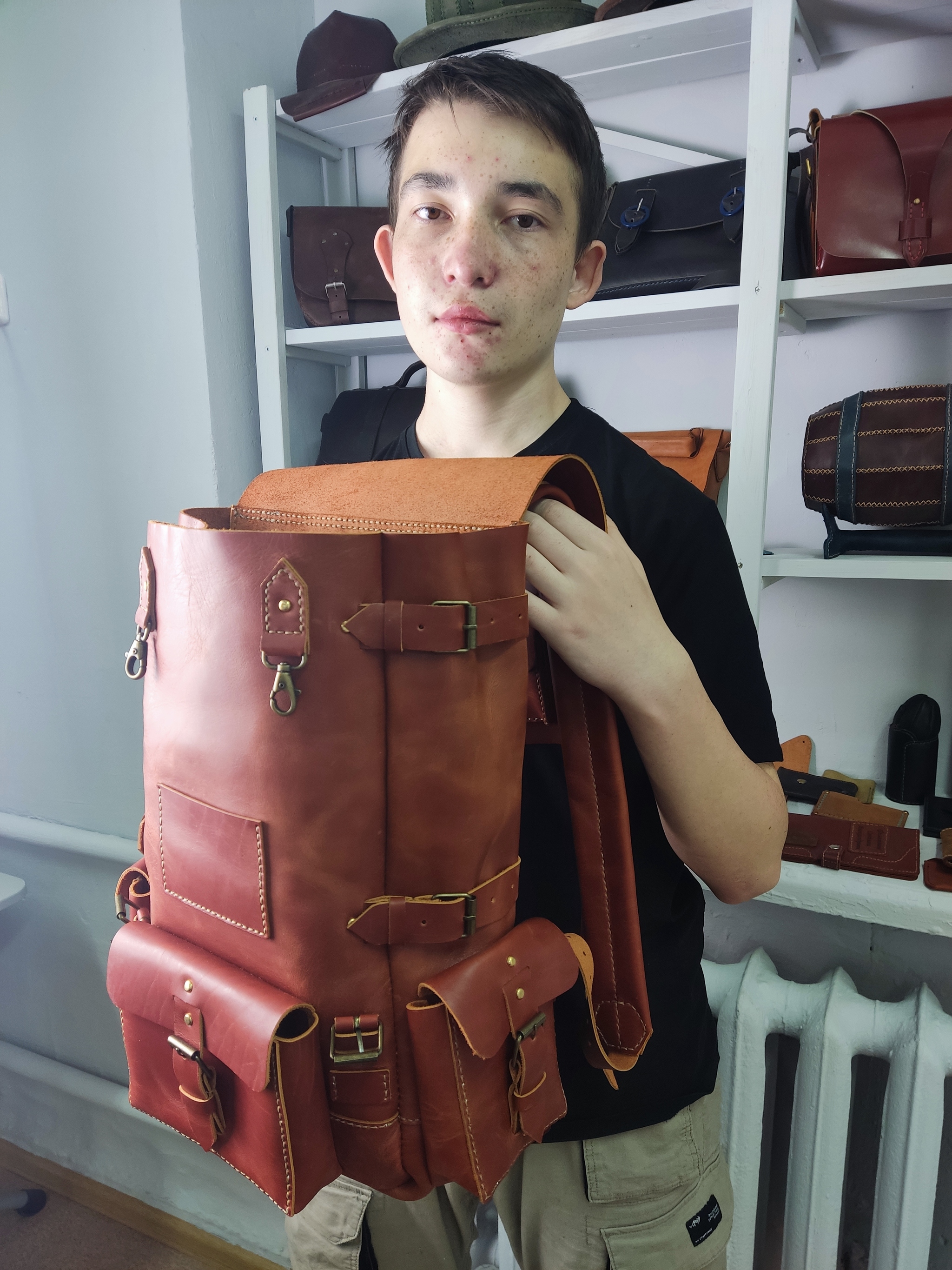 You have to fight for your dream! - My, Workshop, Leather products, School, Longpost