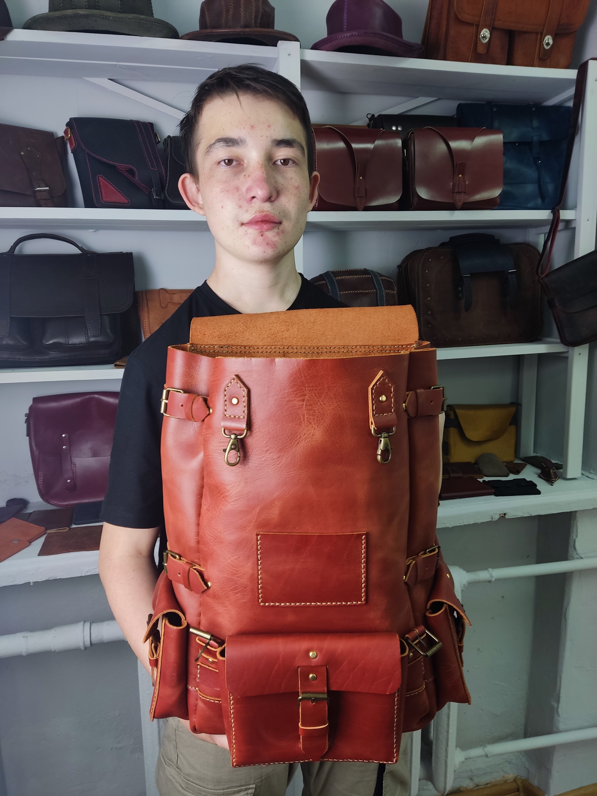 You have to fight for your dream! - My, Workshop, Leather products, School, Longpost