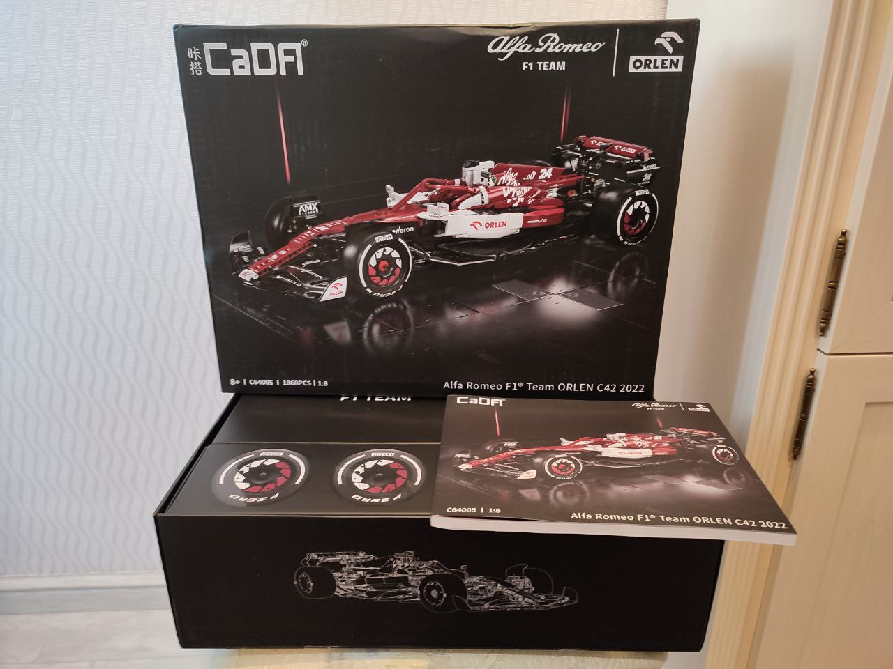 CaDA Alfa Romeo F1 - My, Lego technic, Chinese constructor, Analogue, Lego, Art object, Hobby, Creation, Design, Interior Design, Longpost