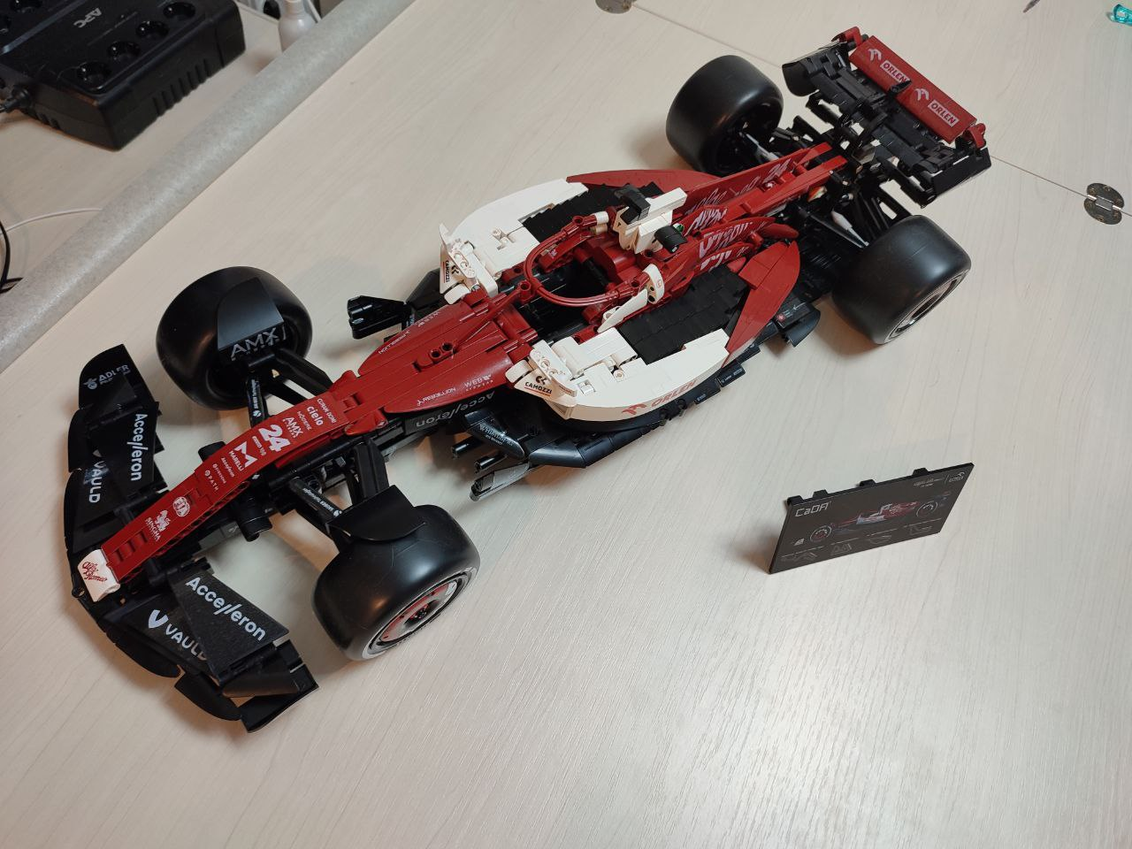 CaDA Alfa Romeo F1 - My, Lego technic, Chinese constructor, Analogue, Lego, Art object, Hobby, Creation, Design, Interior Design, Longpost