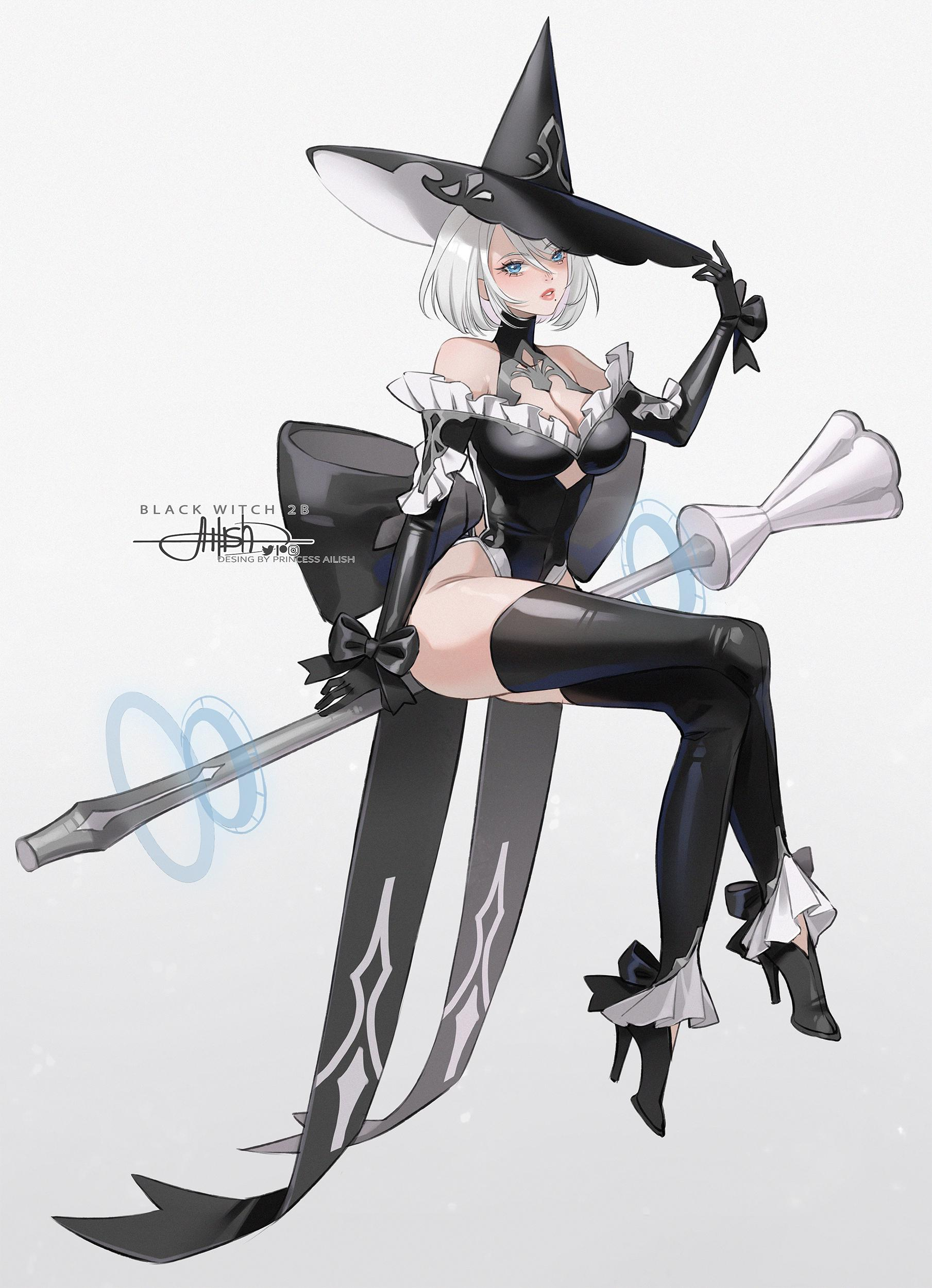 Witch 2B - Games, Art, NIER Automata, Yorha unit No 2 type B